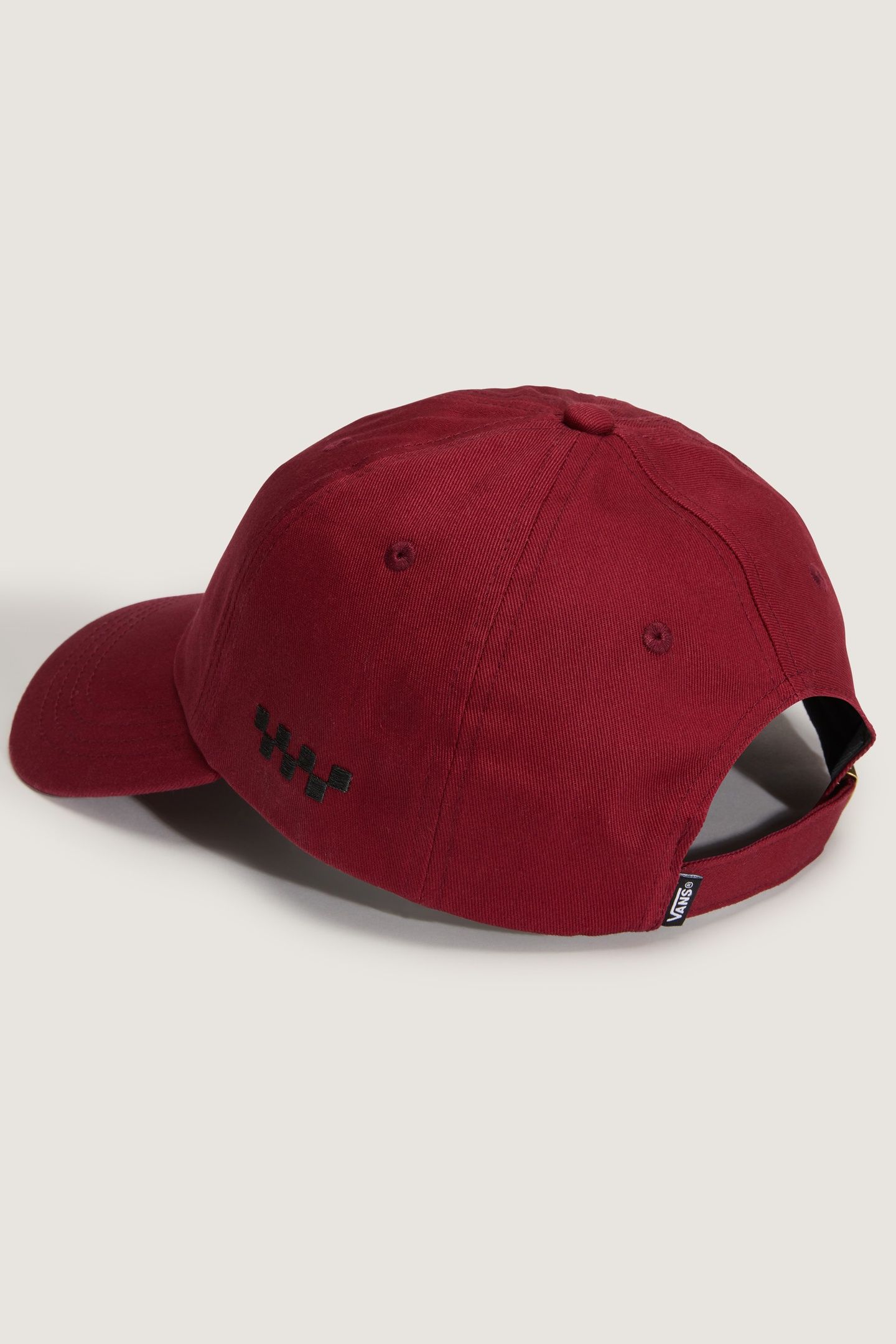 UNISEX CHECK SIDE CURVED BILL JOCKEY BORDEAUX 2