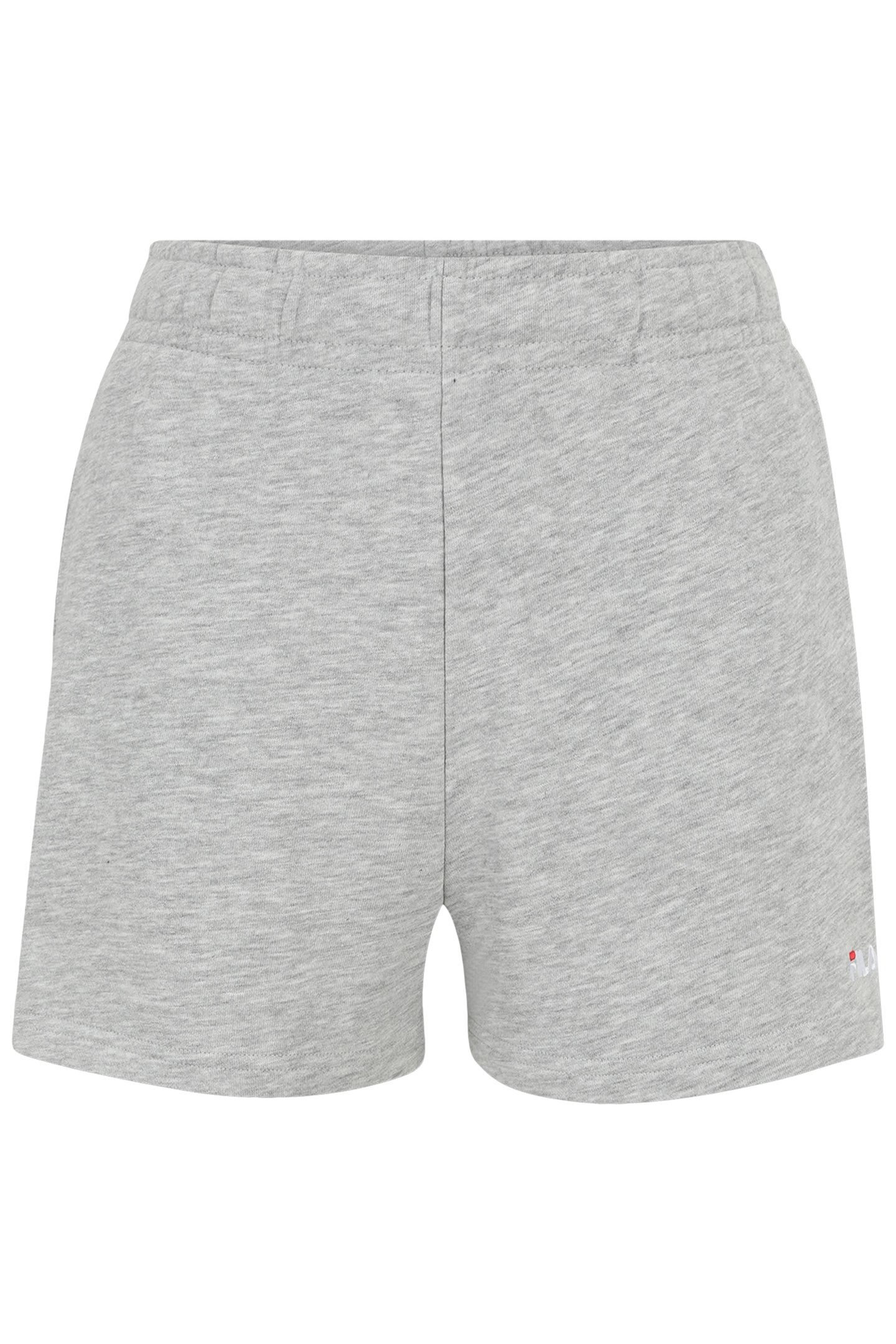 LUSCIANO HIGH WAIST SHORTS LIGHT GREY MELANGE 4