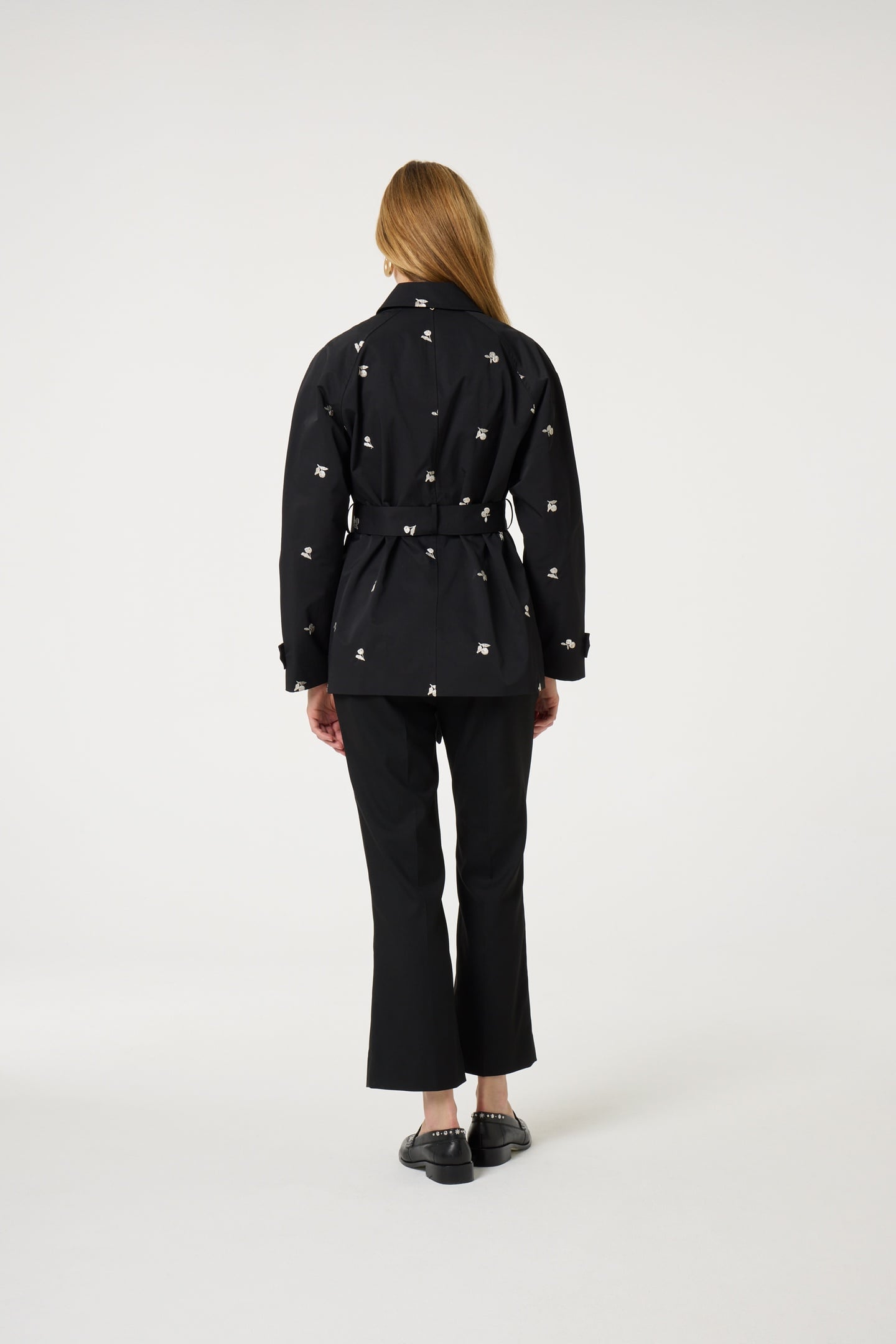 TROY TRENCHCOAT SHORT BLACK 3
