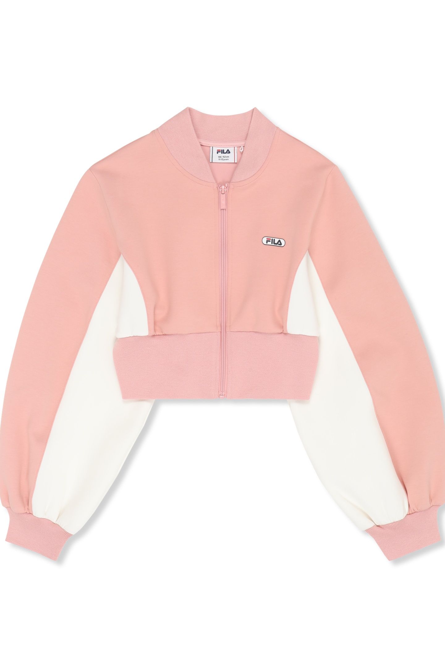 LECORE HIGH RIB SCUBA TRACK JACKET MELLOW ROSE-EGRET 1