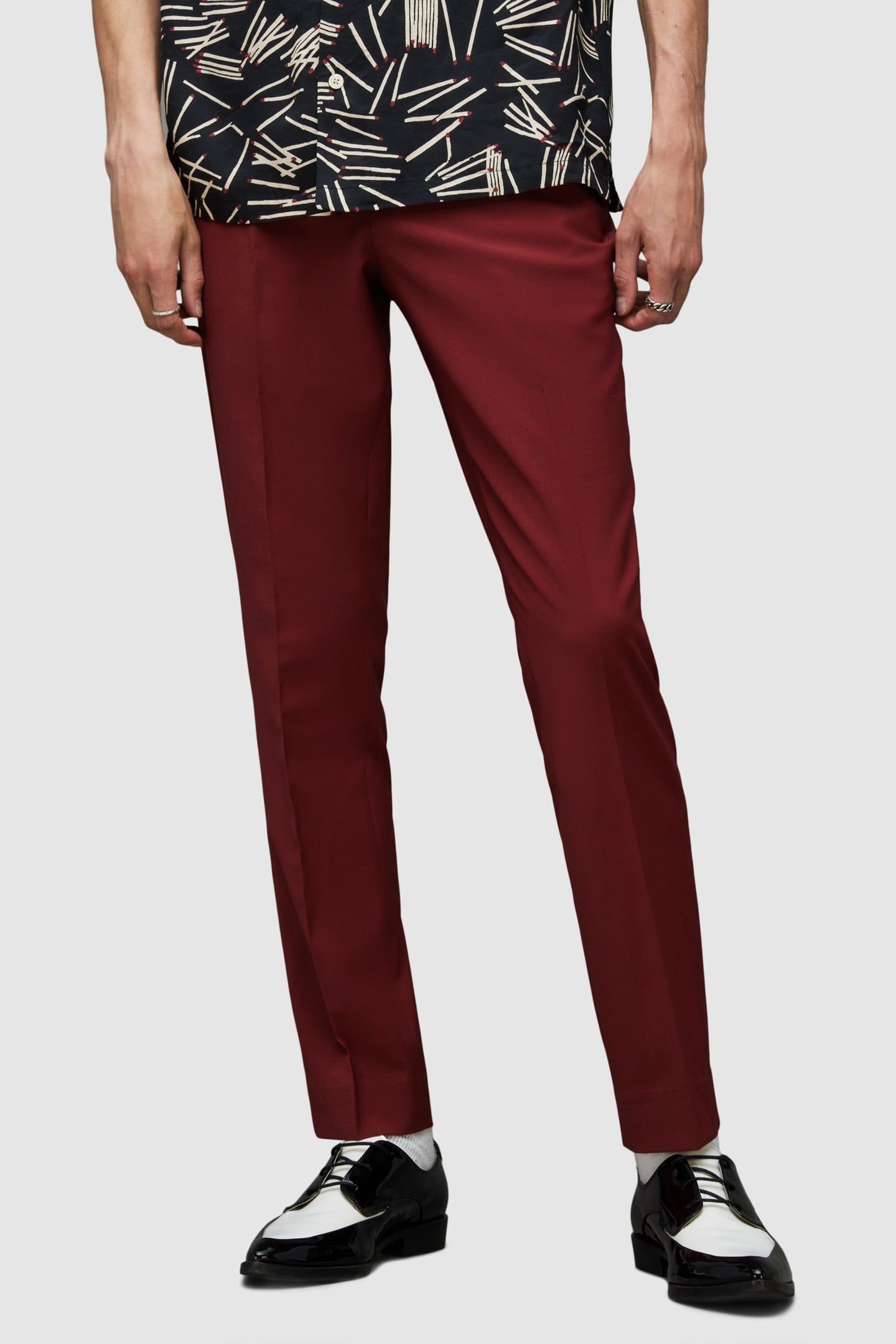 RAIDES TROUSER DULLED RED 1