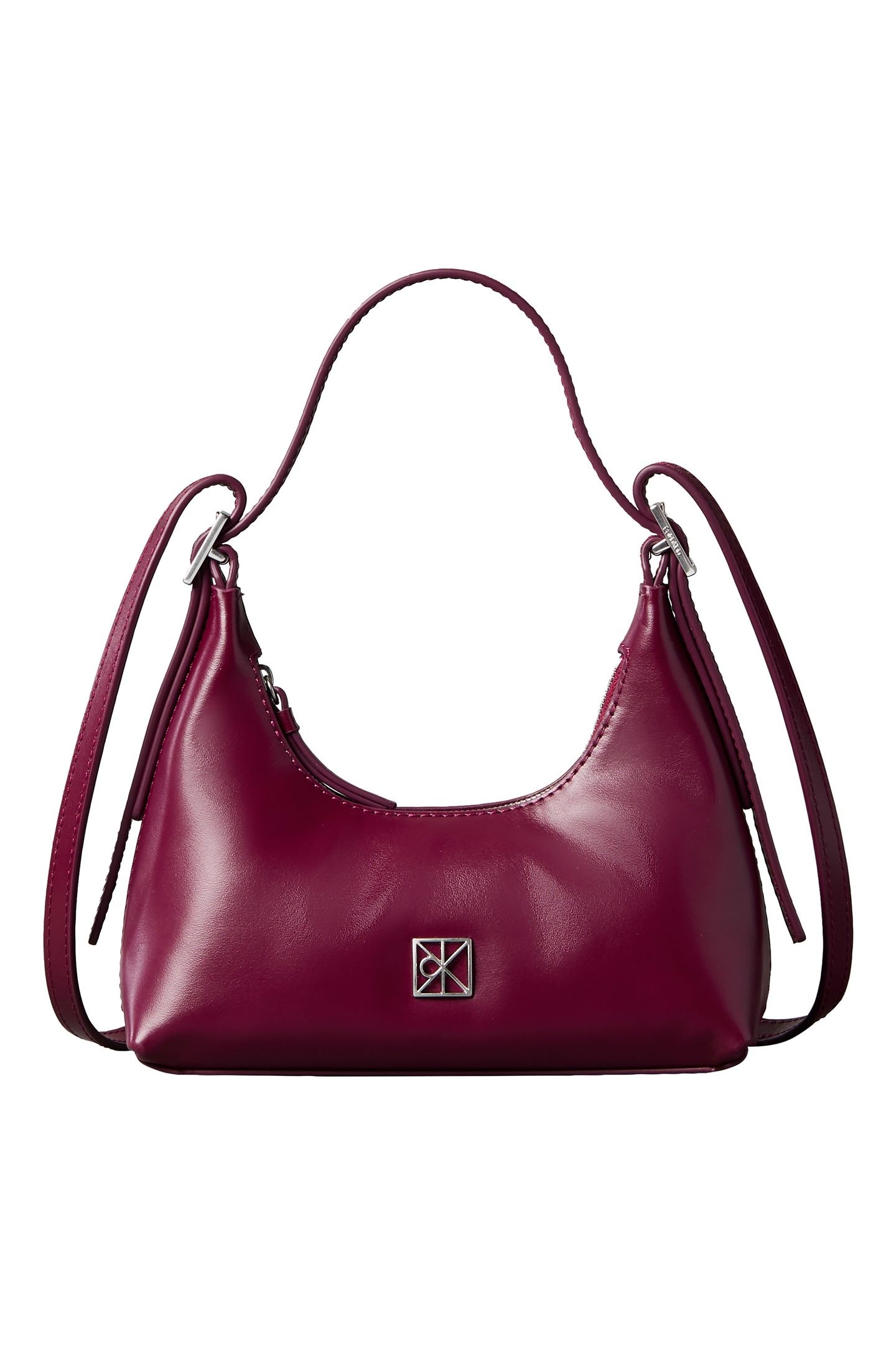 EMBLEM LEATHER MINI SHOULDER BAG ALLURING PINK 2
