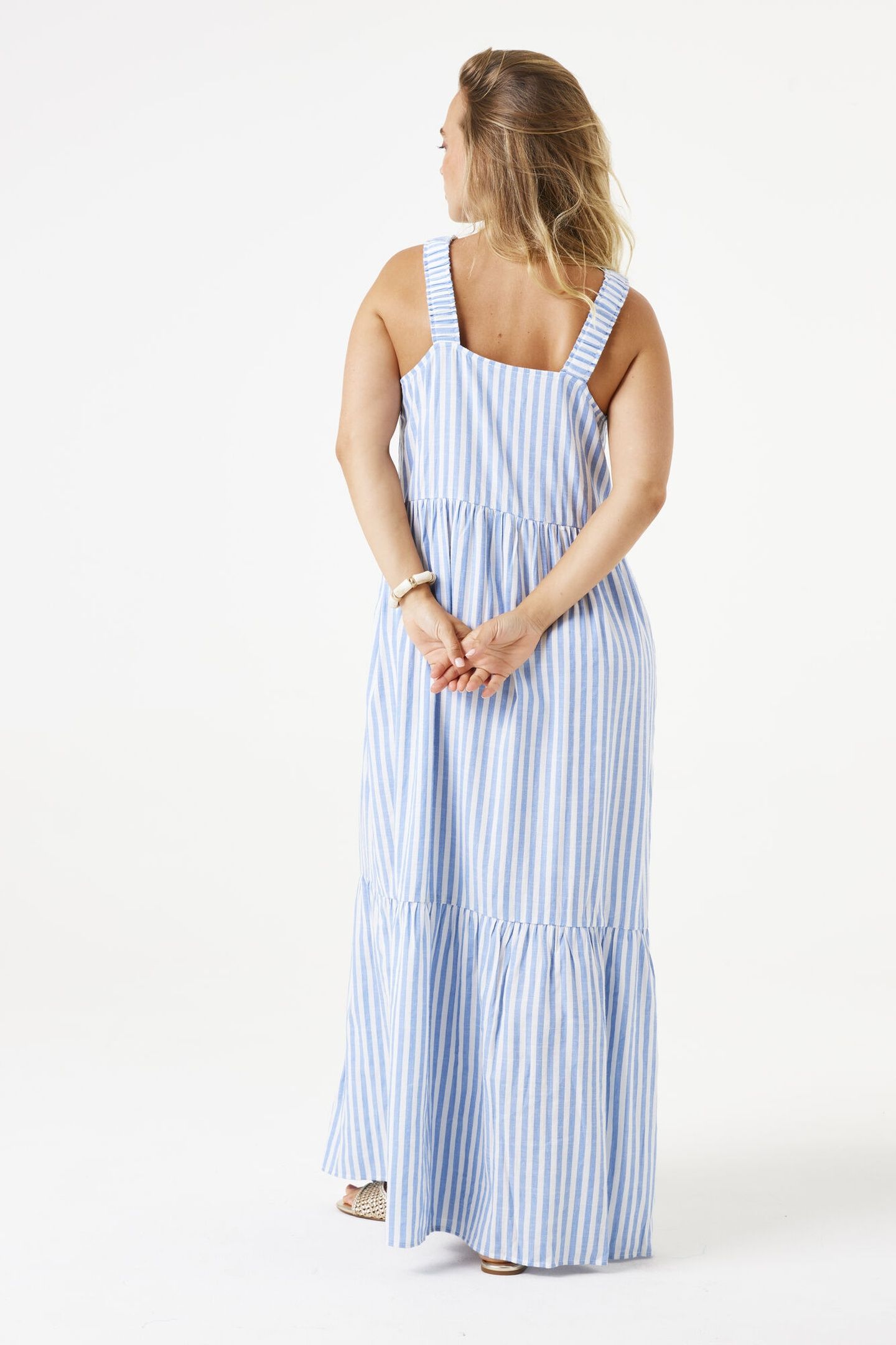 LADIES DRESS BLUE WAVE 3