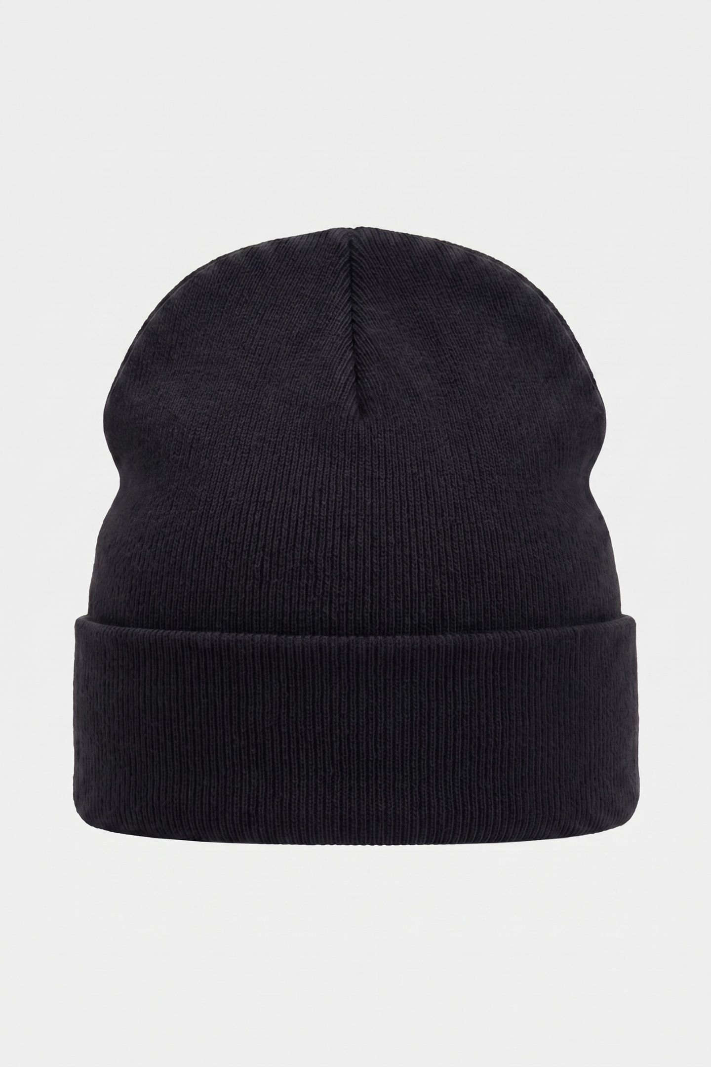 SLOUCHY RED TAB BEANIE 3