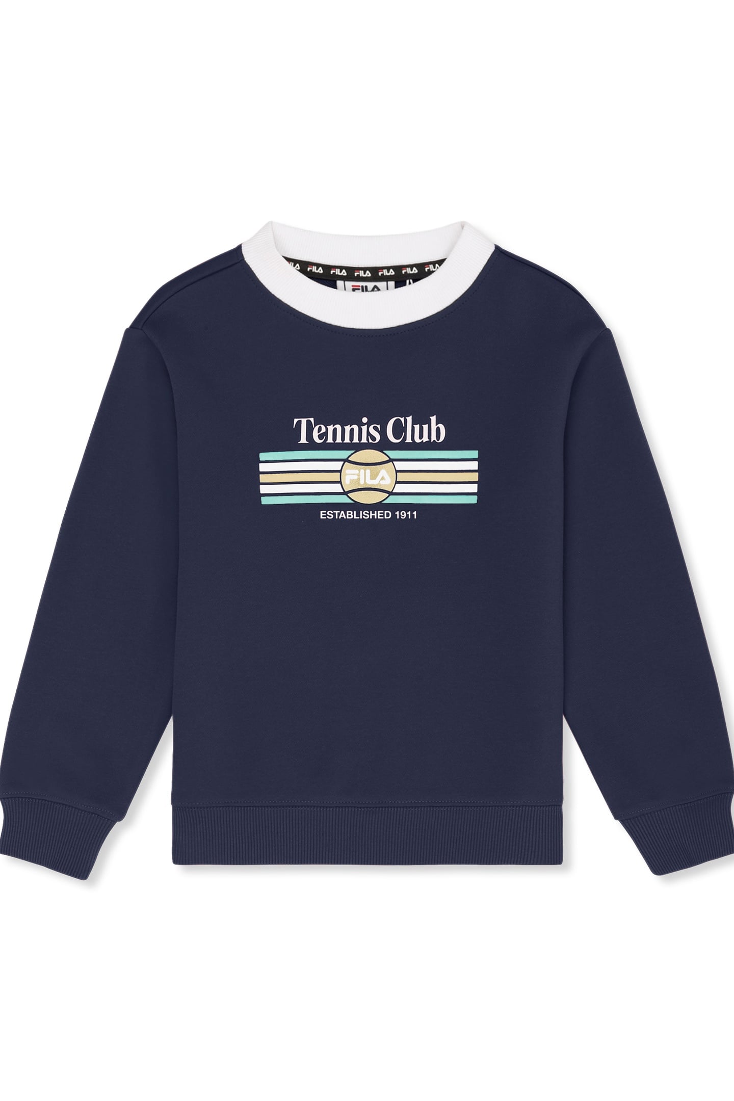 COLTANO REGULAR GRAPHIC SWEATSHIRT BLACK IRIS 1