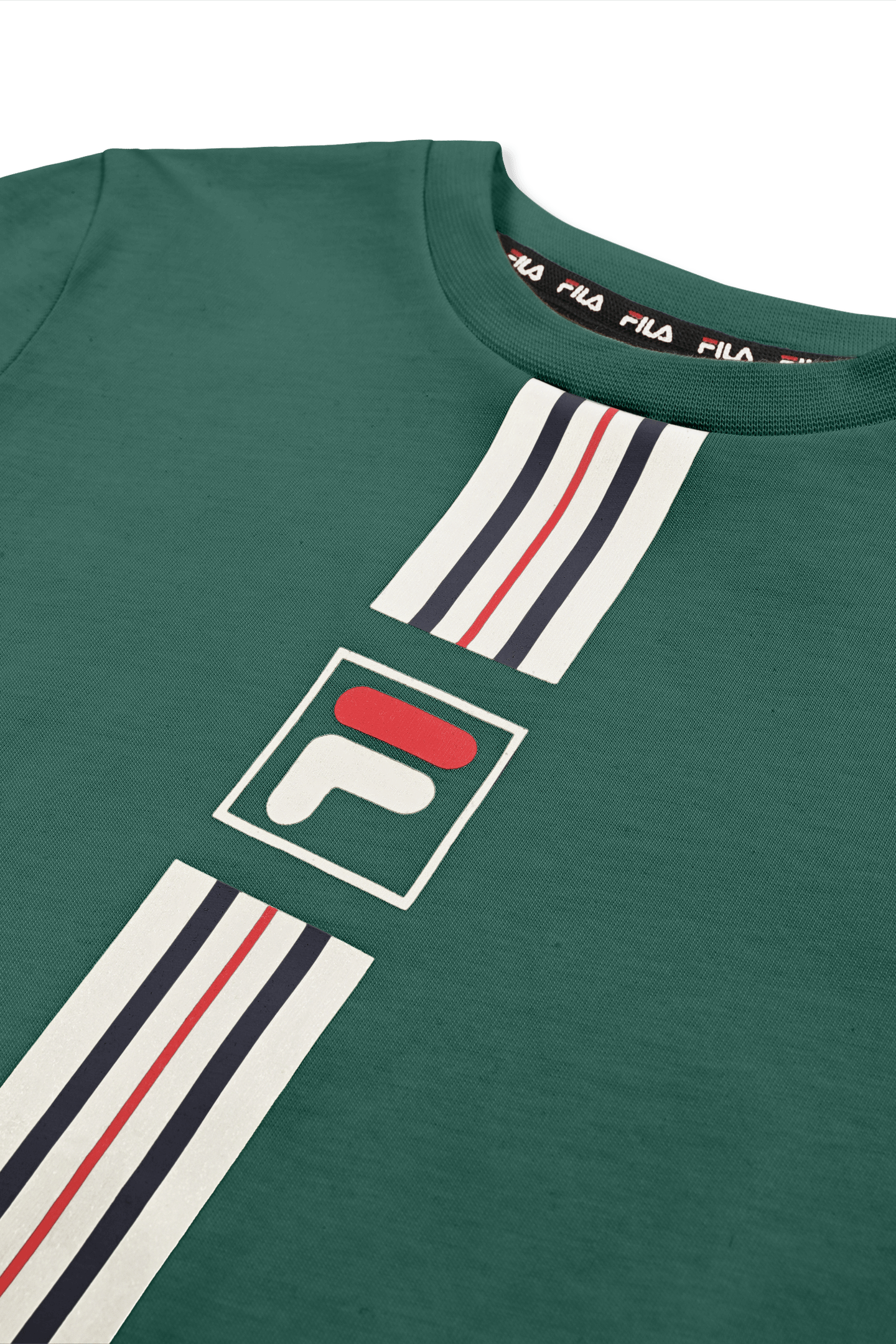 MONTEREGGI REGULAR HERITAGE TAPE T-SHIRT POSY GREEN 3