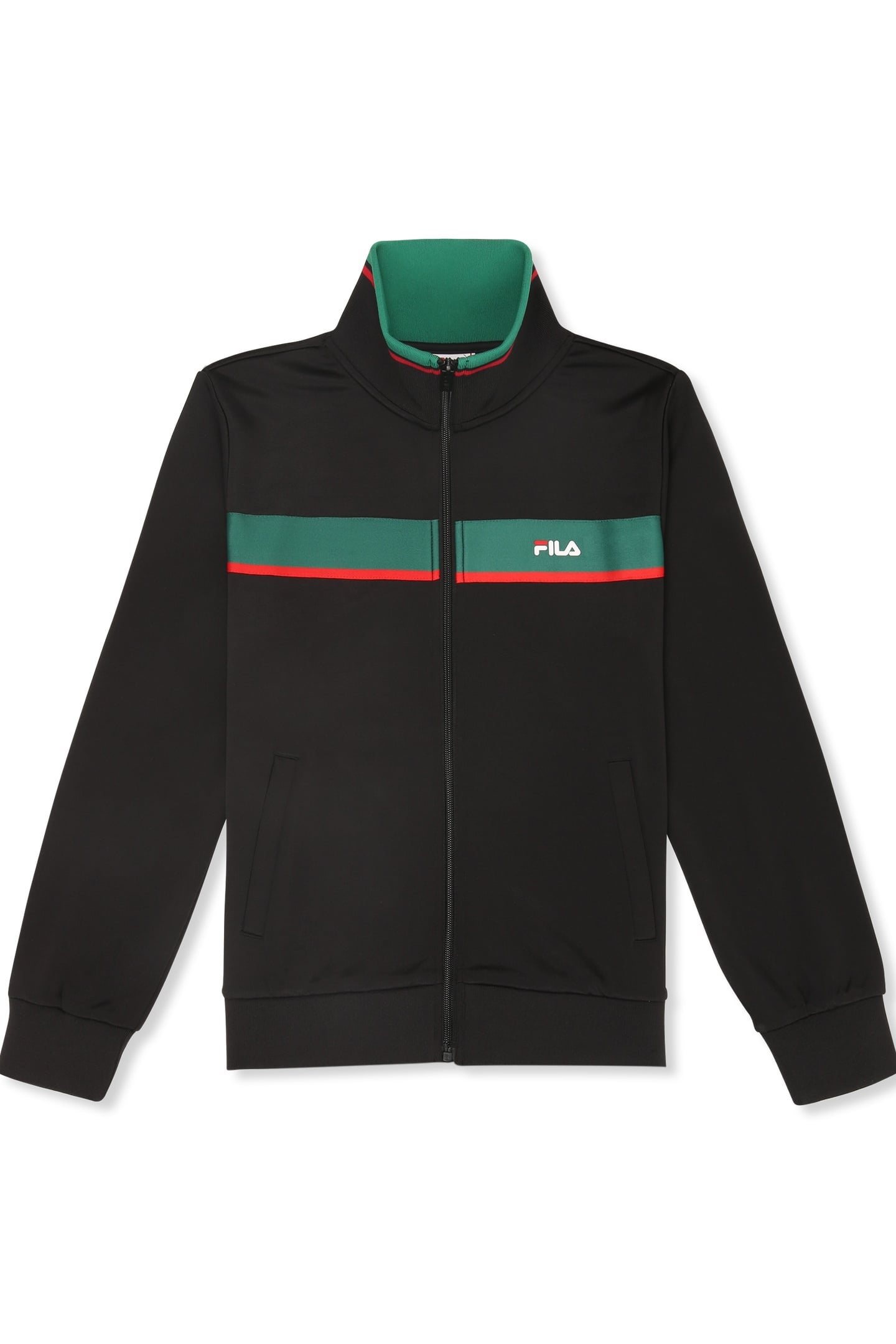 CAMPASSO REGULAR TAPED TRACK JACKET BLACK 1
