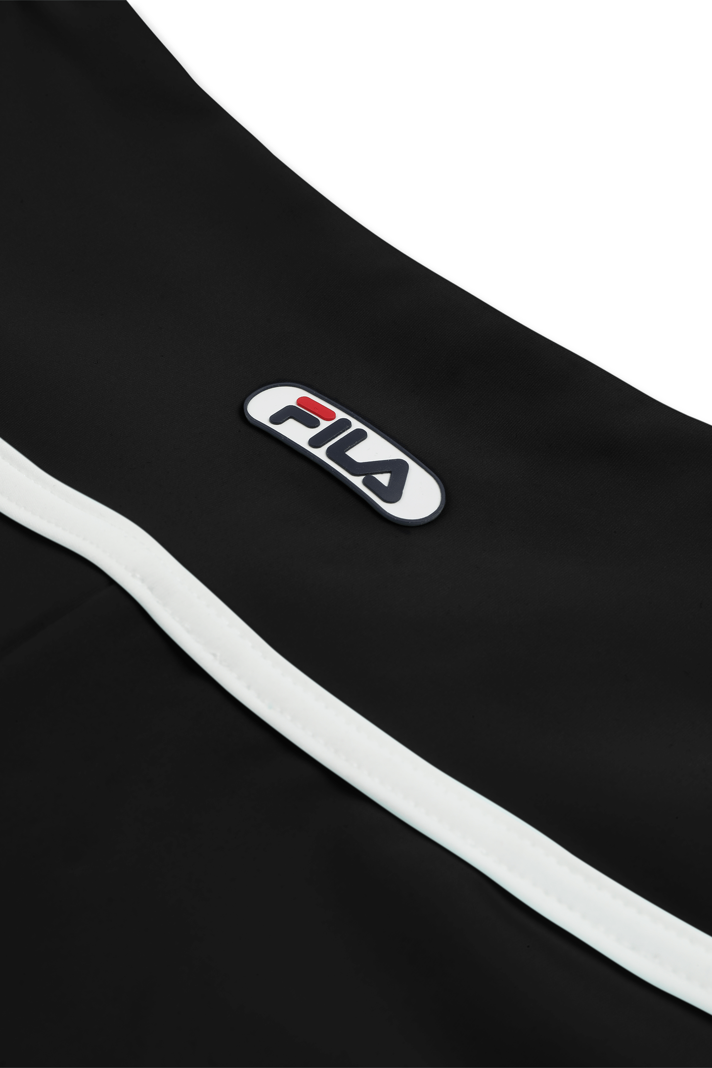 CONFINI SLIM CONTRAST TAPE SHORTS BLACK 7