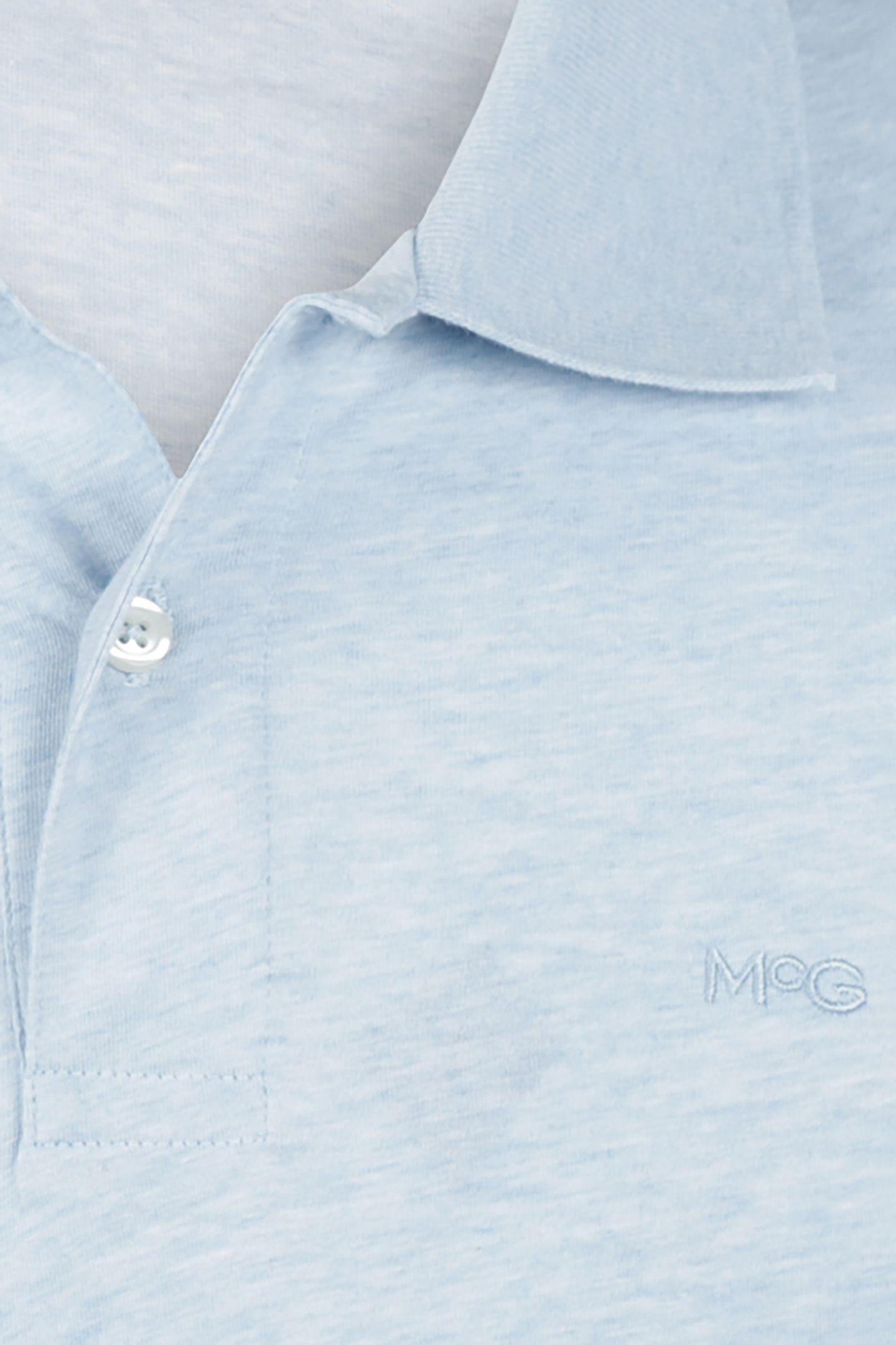 MELANGE JERSEY POLO LIGHT BLUE 3