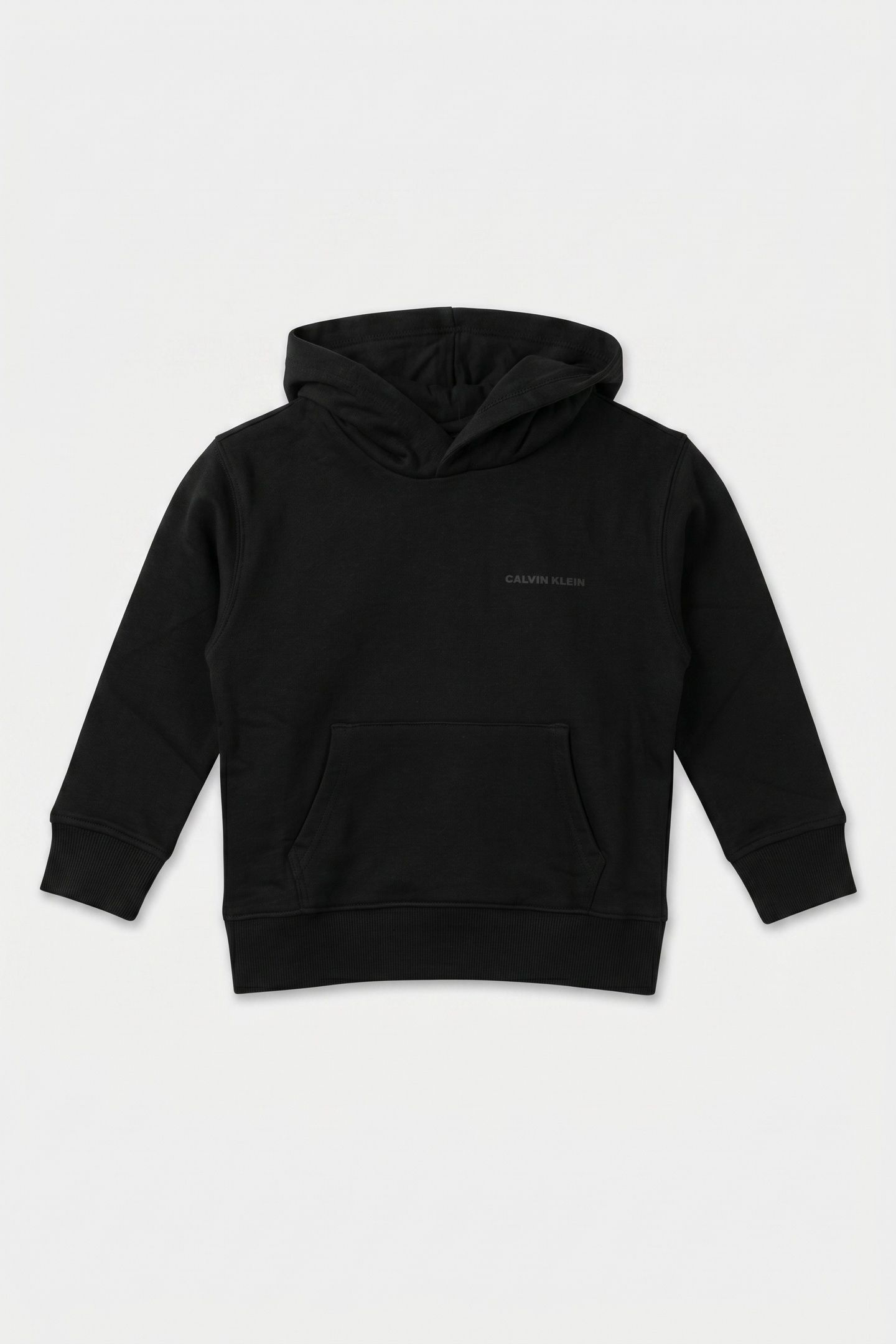 BOYS RELAXED BACK HOODIE BLACK 2