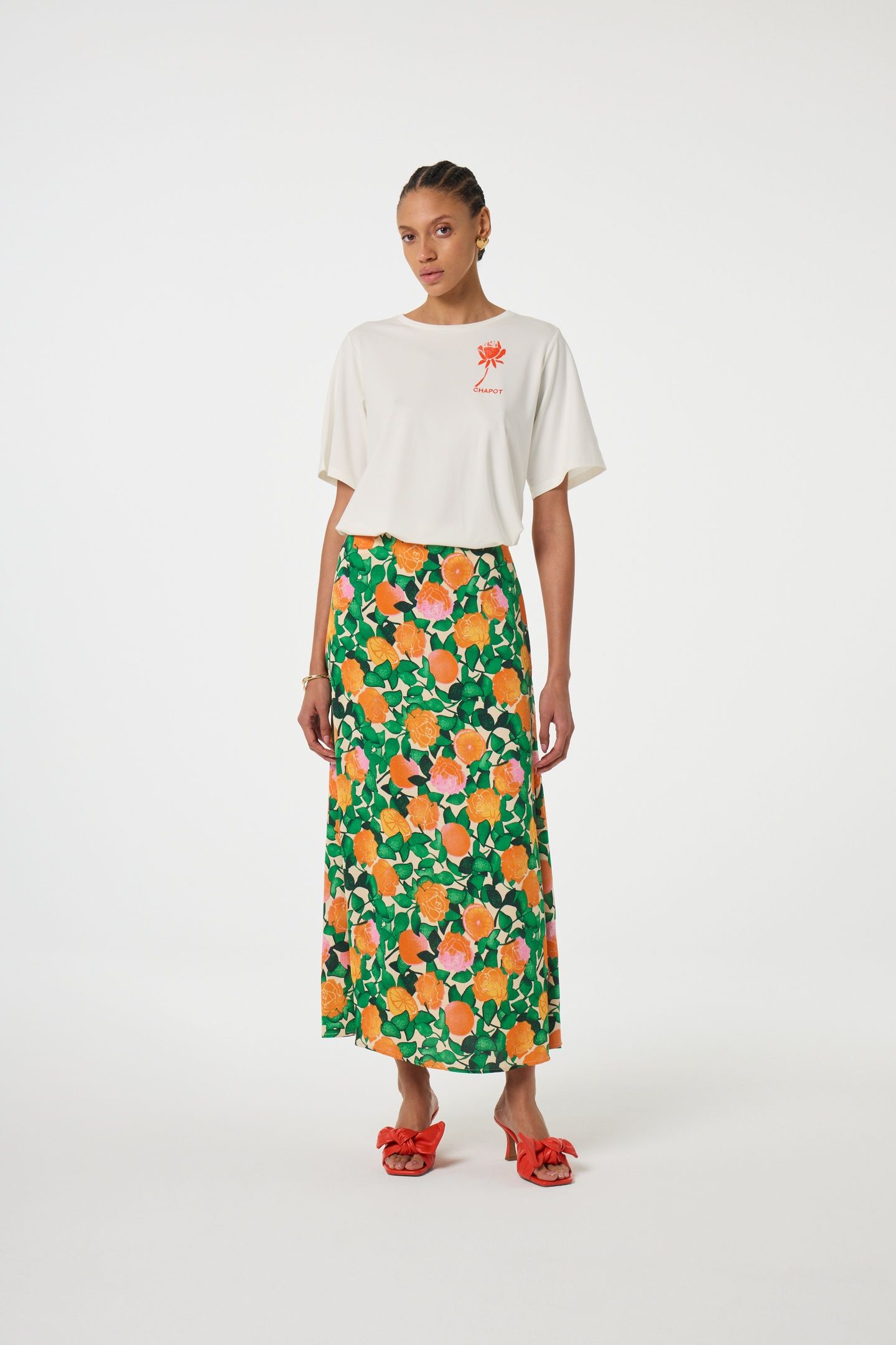 LAURENT SKIRT GRASS IS GREENER/JUS 2