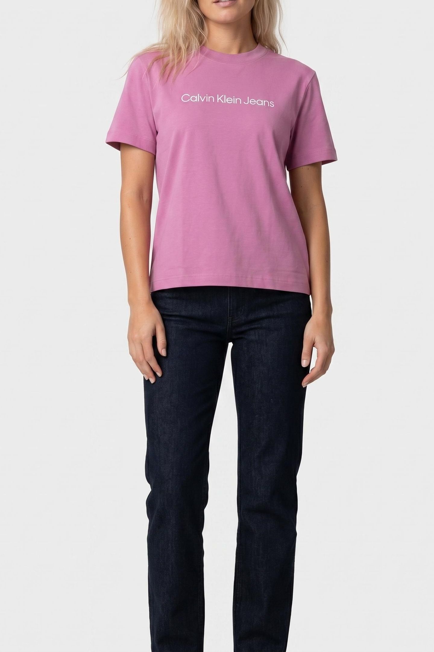 INST. LOGO CLASSIC T-SHIRT RASPBERRY CREAM 1