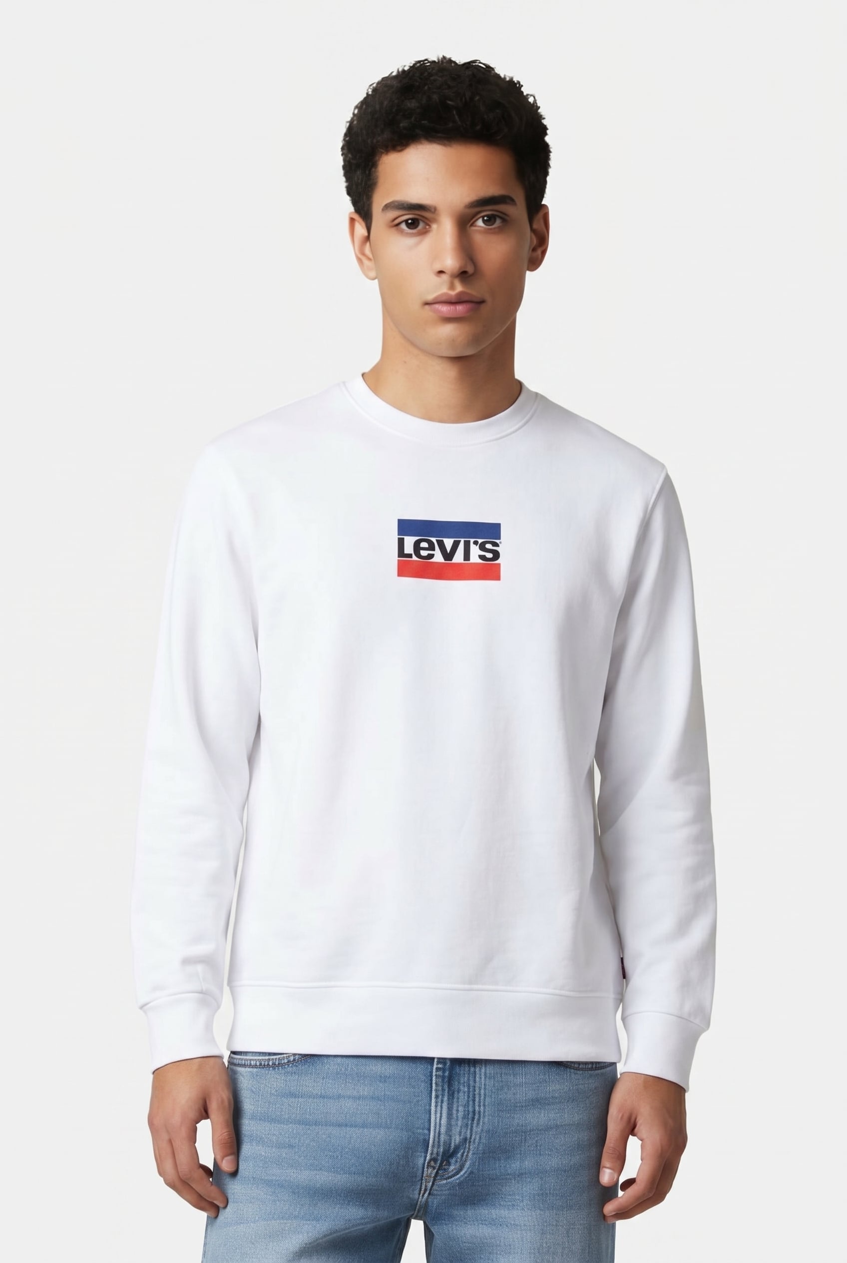 GRAPHIC SWEATSHIRT SPORTSWEAR B.R.W. WHITE 1