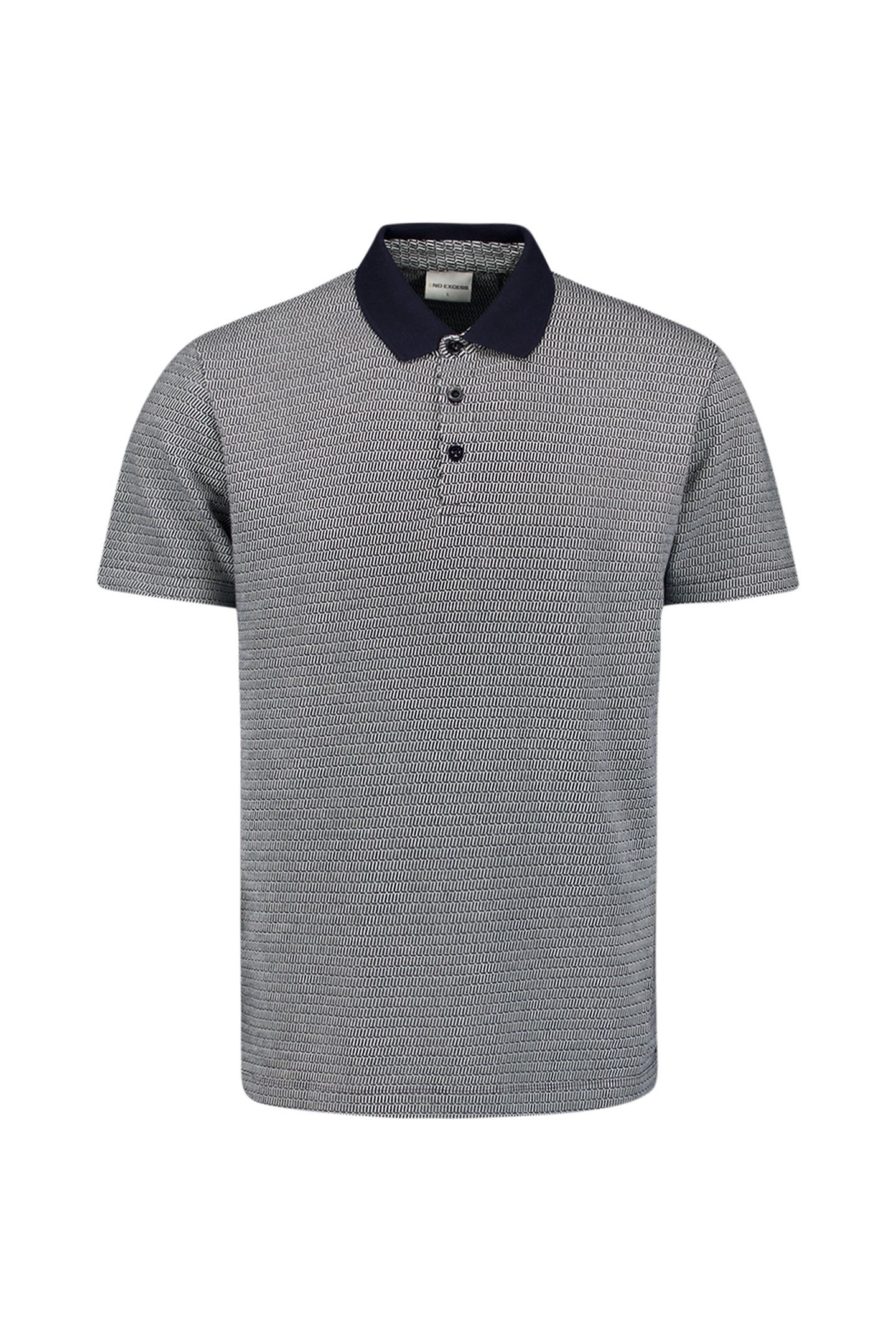 POLO 2 COLOURED JACQUARD DEEP BLUE 5