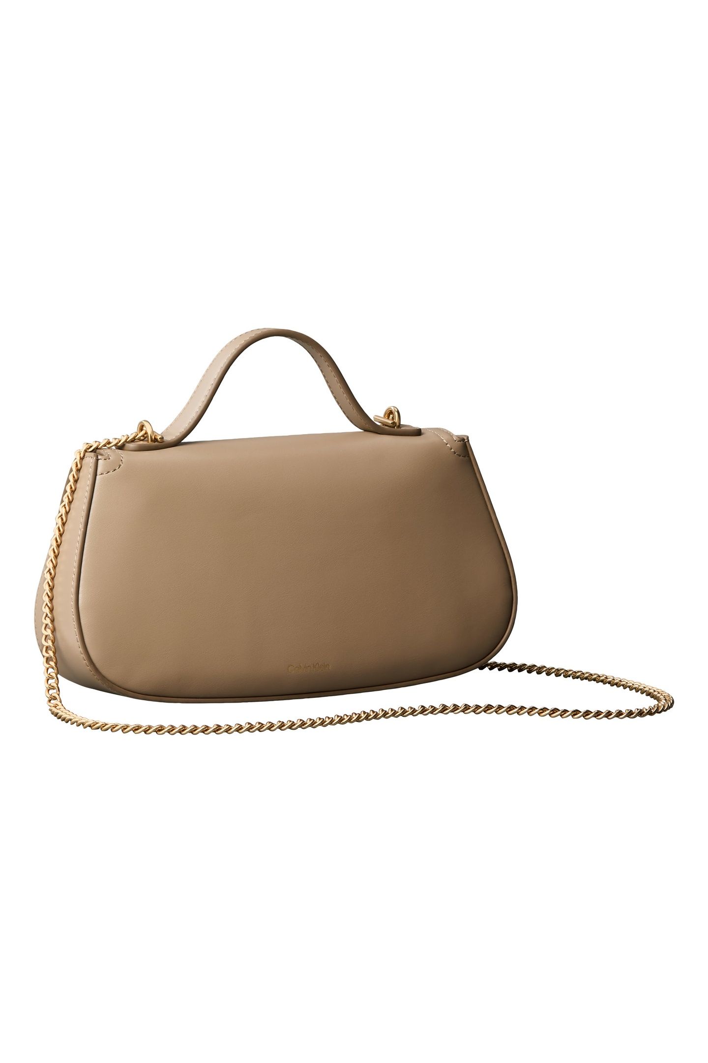 TOP HANDLE WITH CHAIN SHOULDER BAG DESERT TAUPE 3