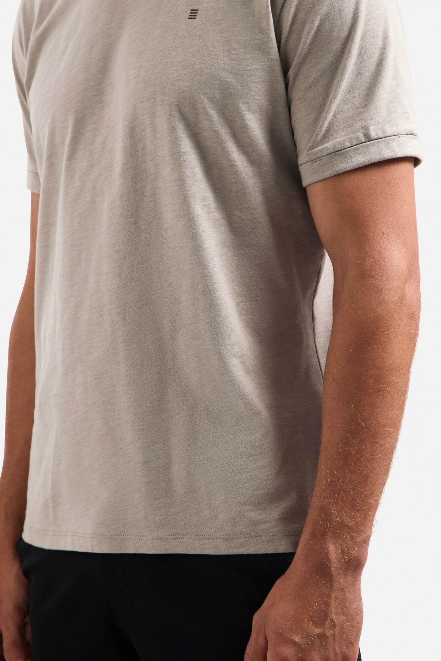 T-SHIRT CREWNECK SLUB CLAY 7