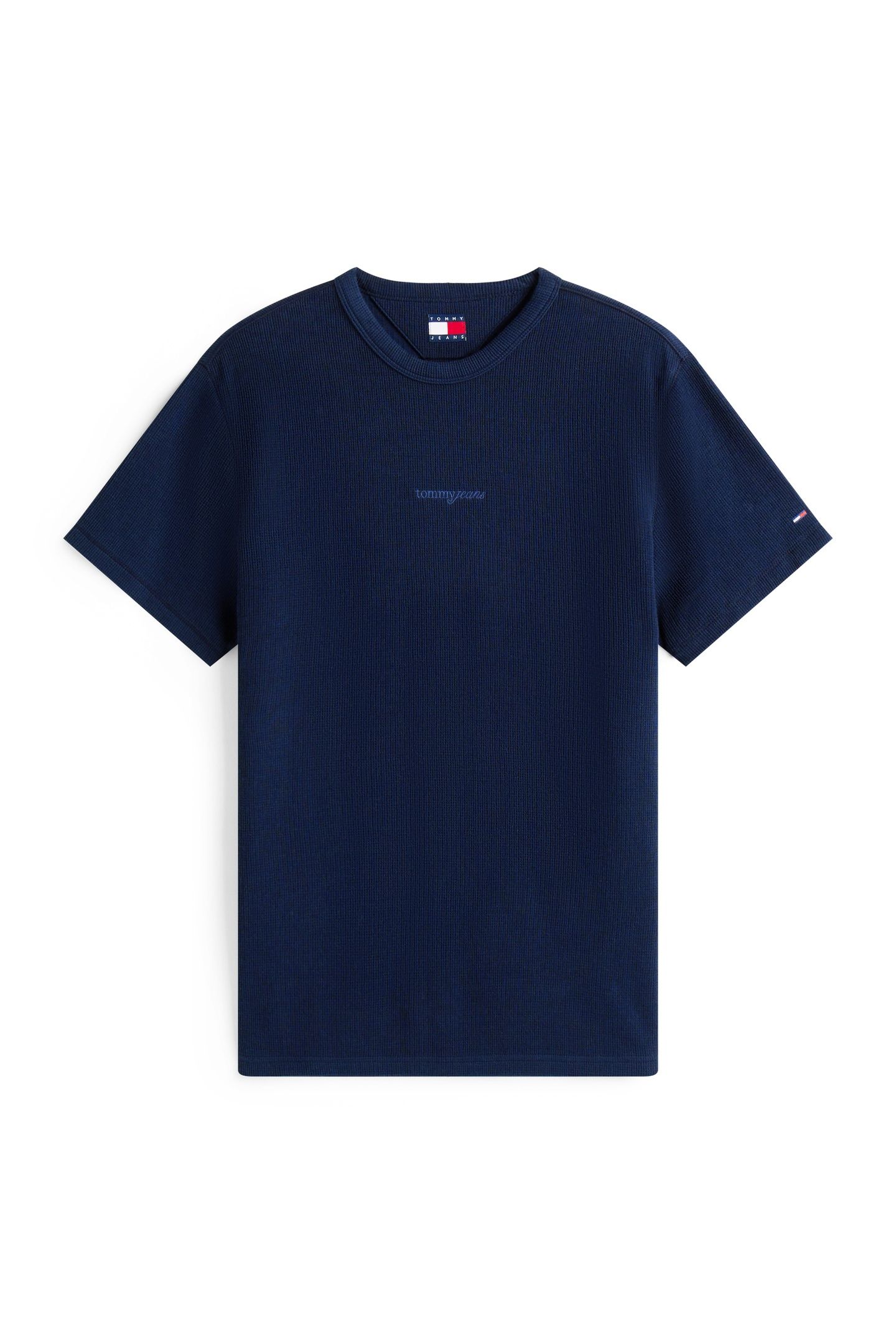SLIM WAFFLE TEE DARK NIGHT NAVY 4