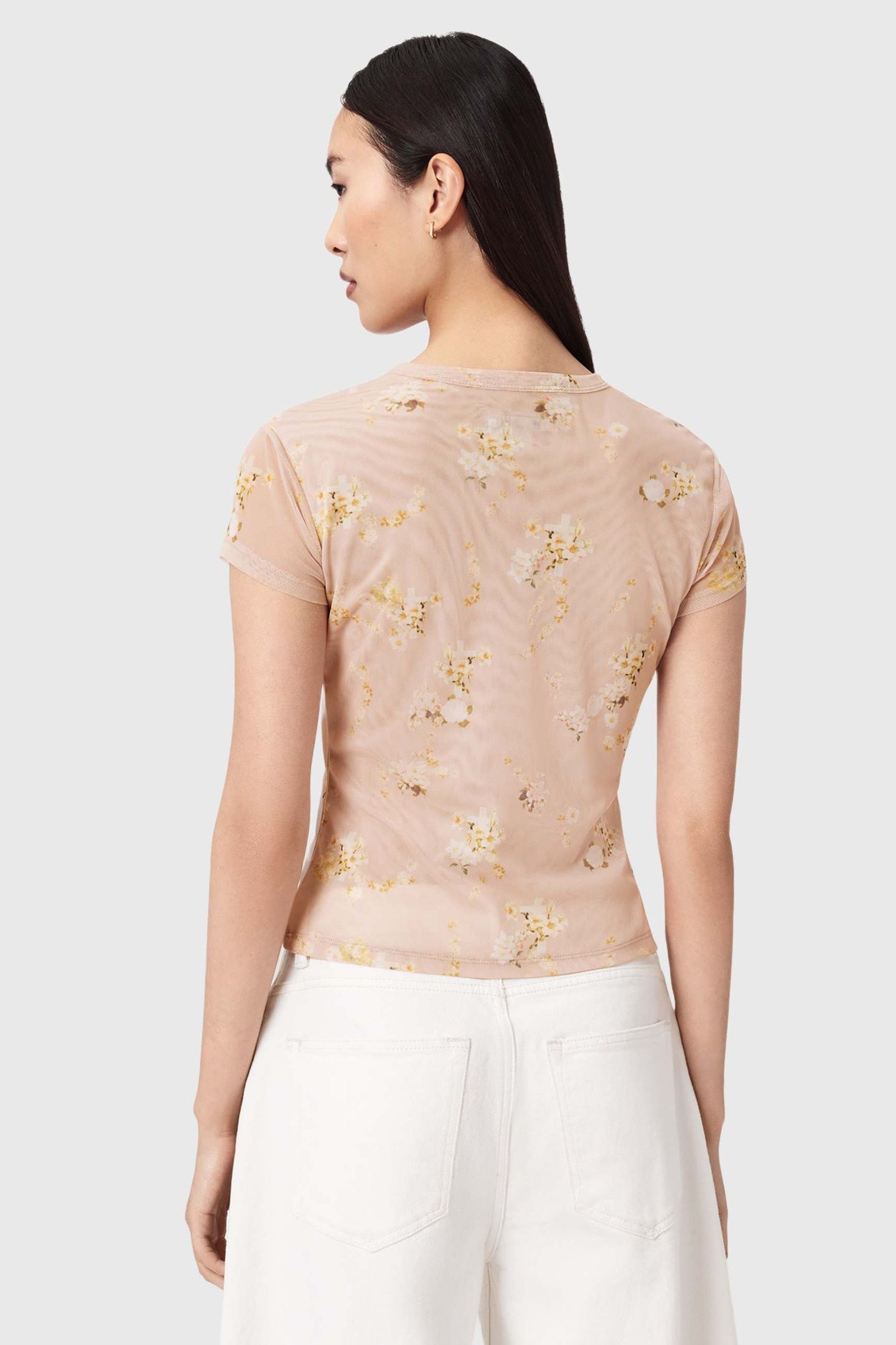 ELLIE MESH TEE EMPOLI POP PINK 4