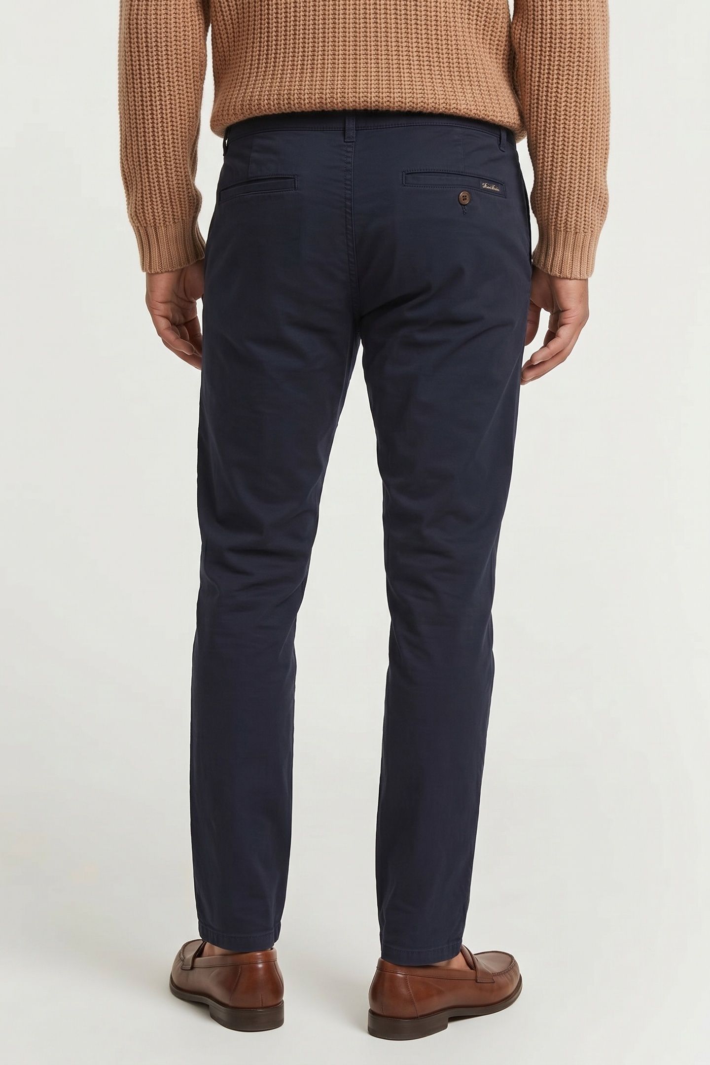 CHINO DRAWSTRING LINEN NAVY 2