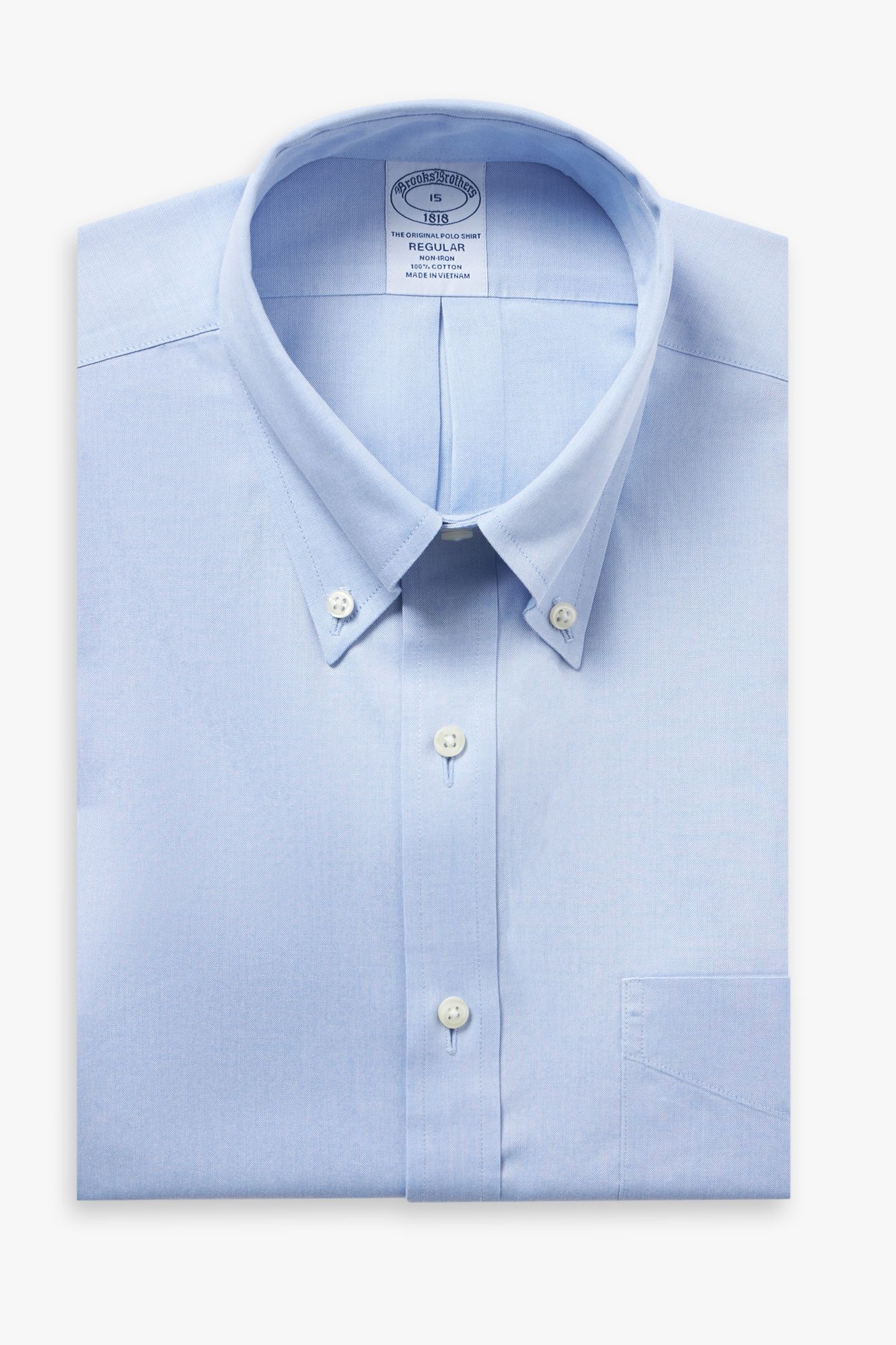 NON-IRON REGULAR SHIRT LIGHT BLUE 2