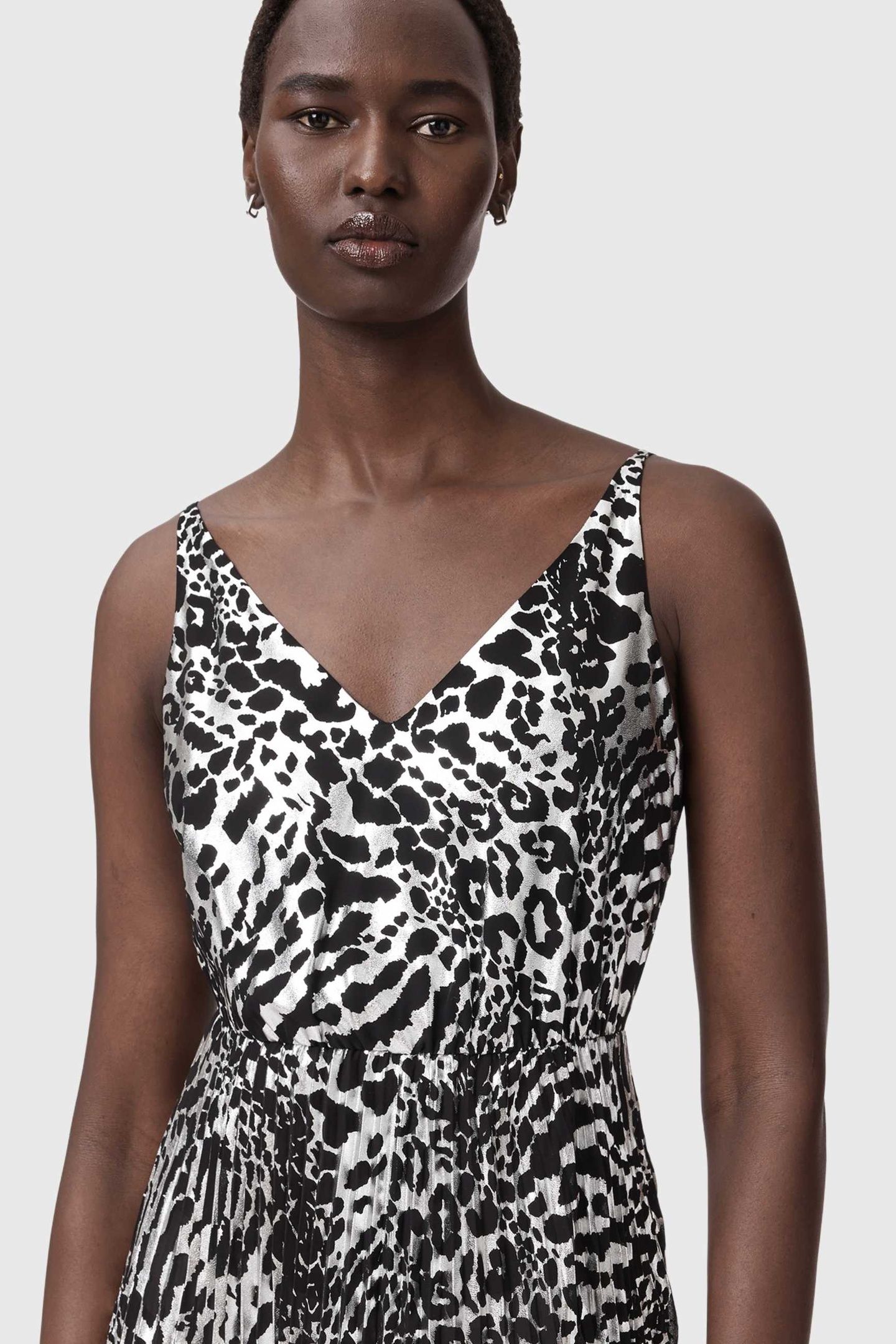 SPARK LEPPO DRESS BLACK/CHARCOAL 6