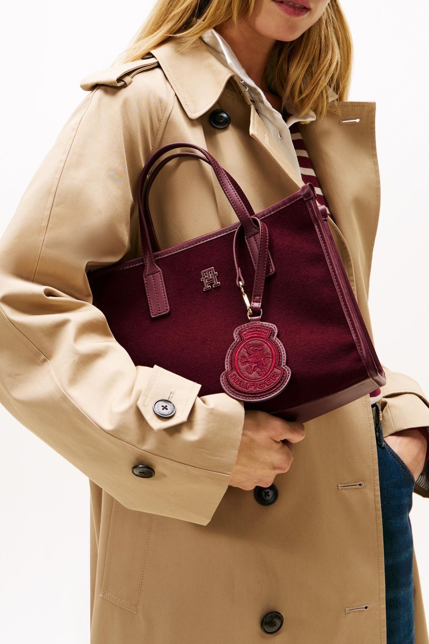 CITY SMALL TOTE BAG DEEP ROUGE 4