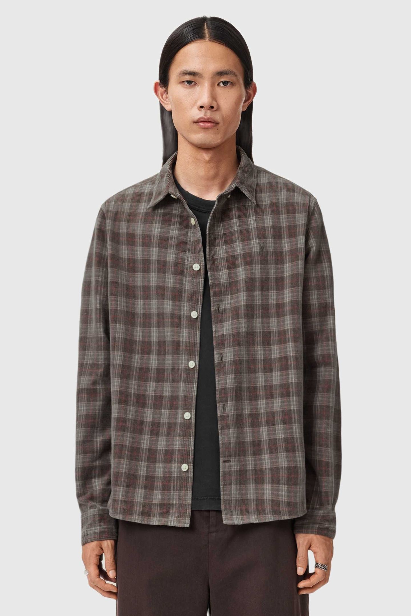 TORIN LS SHIRT DUSKY GREY 2