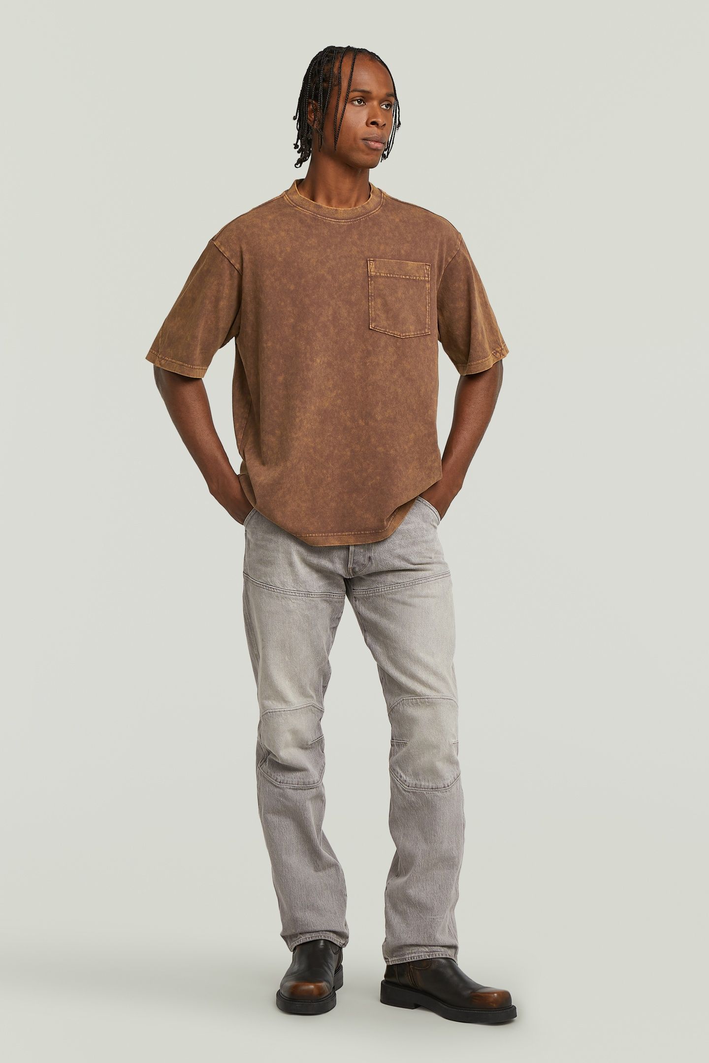 WASHED POCKET R T BROWN 3