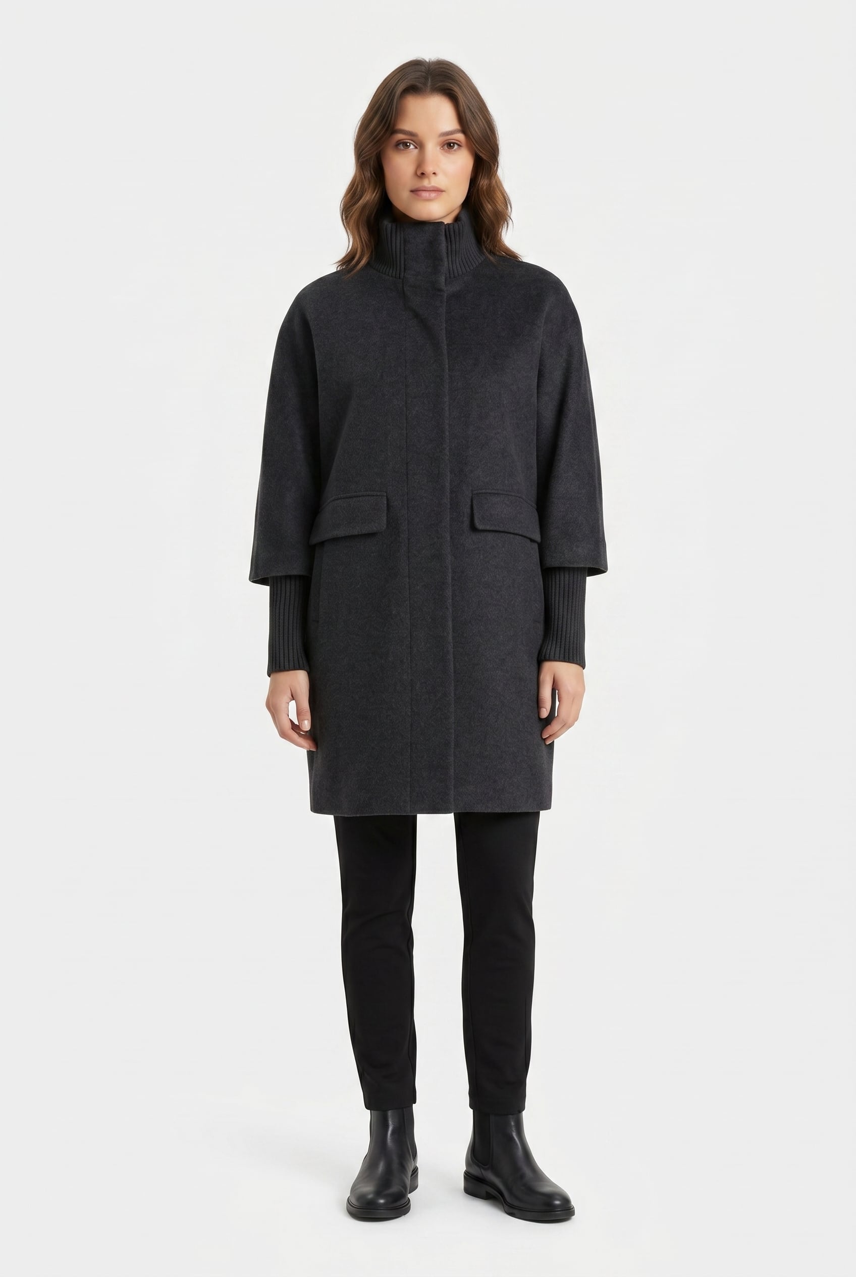 COMMA JACKET OUTDOOR GREY/BLACK 1