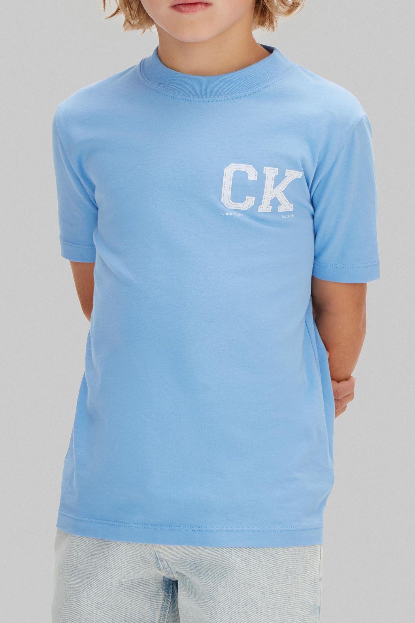 BOYS CHEST LOGO SS T-SHIRT PROVENCE 3