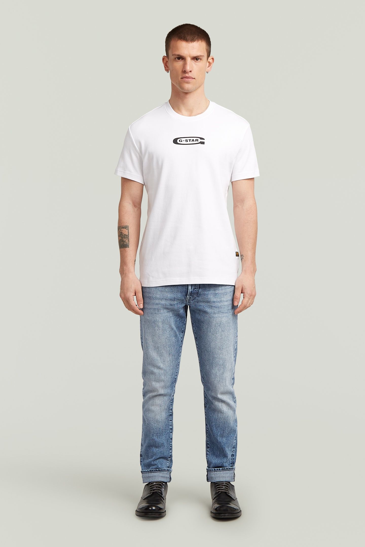 3301 SLIM JEANS LIGHT/PASTEL BLUE 3