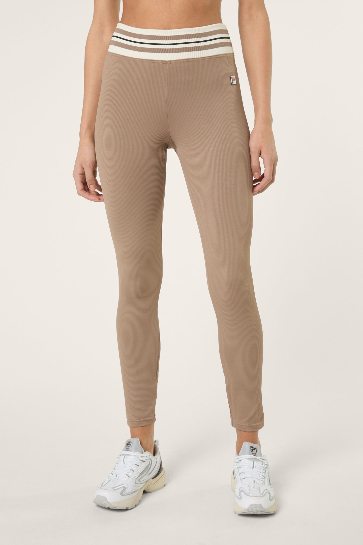 BIENTINA HERITAGE TAPE ACTIVE LEGGINGS PINE BARK 1
