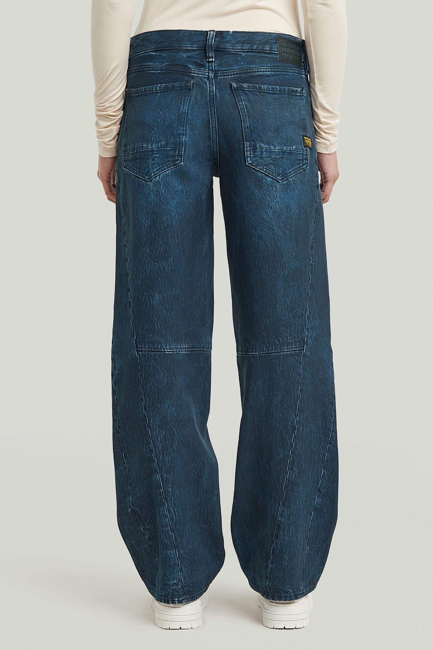 CONTOR 3D LOOSE JEANS BLUE 2