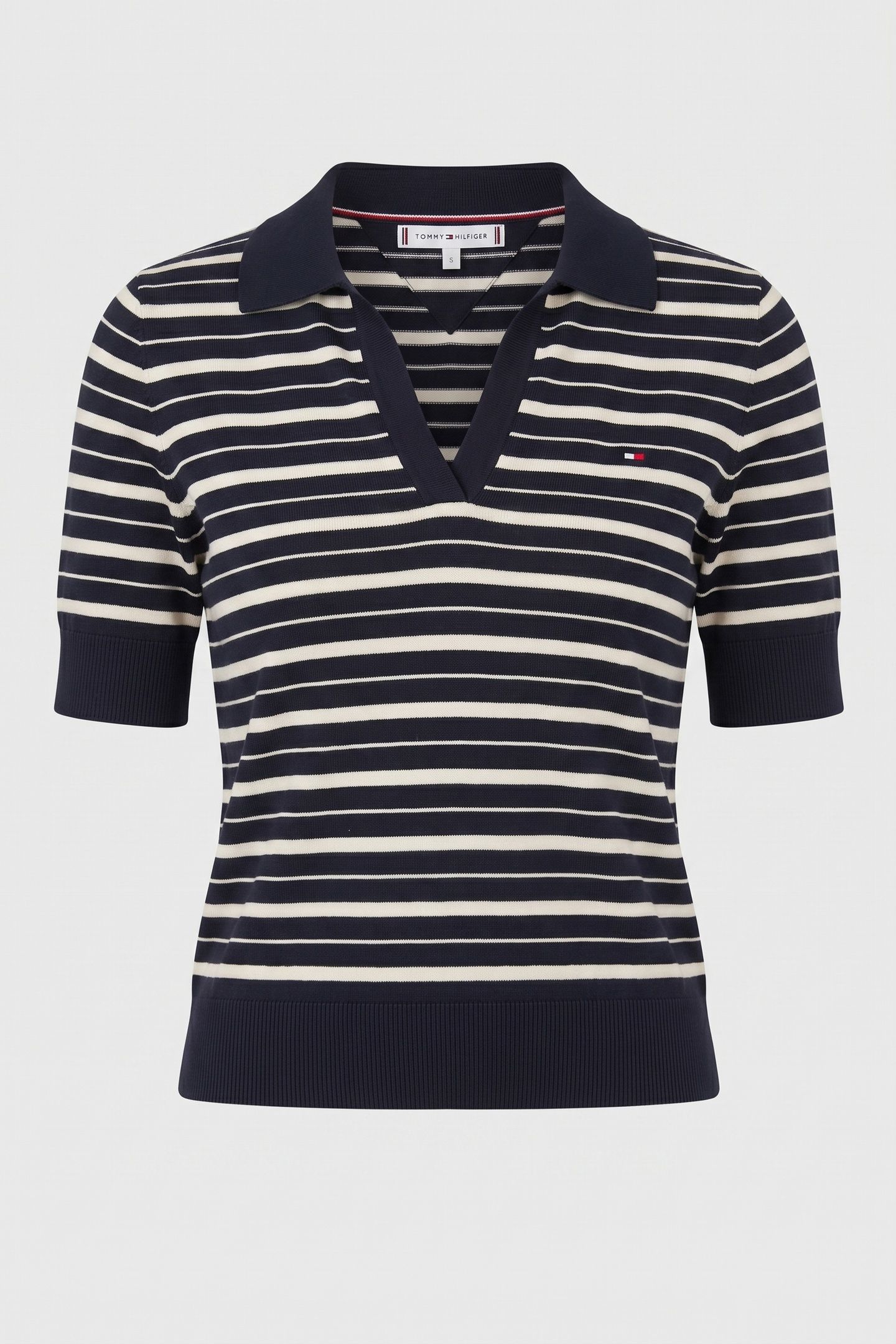 COTTON JERSEY FINE PULLOVER DARK NIGHT NAVY/CALICO 3