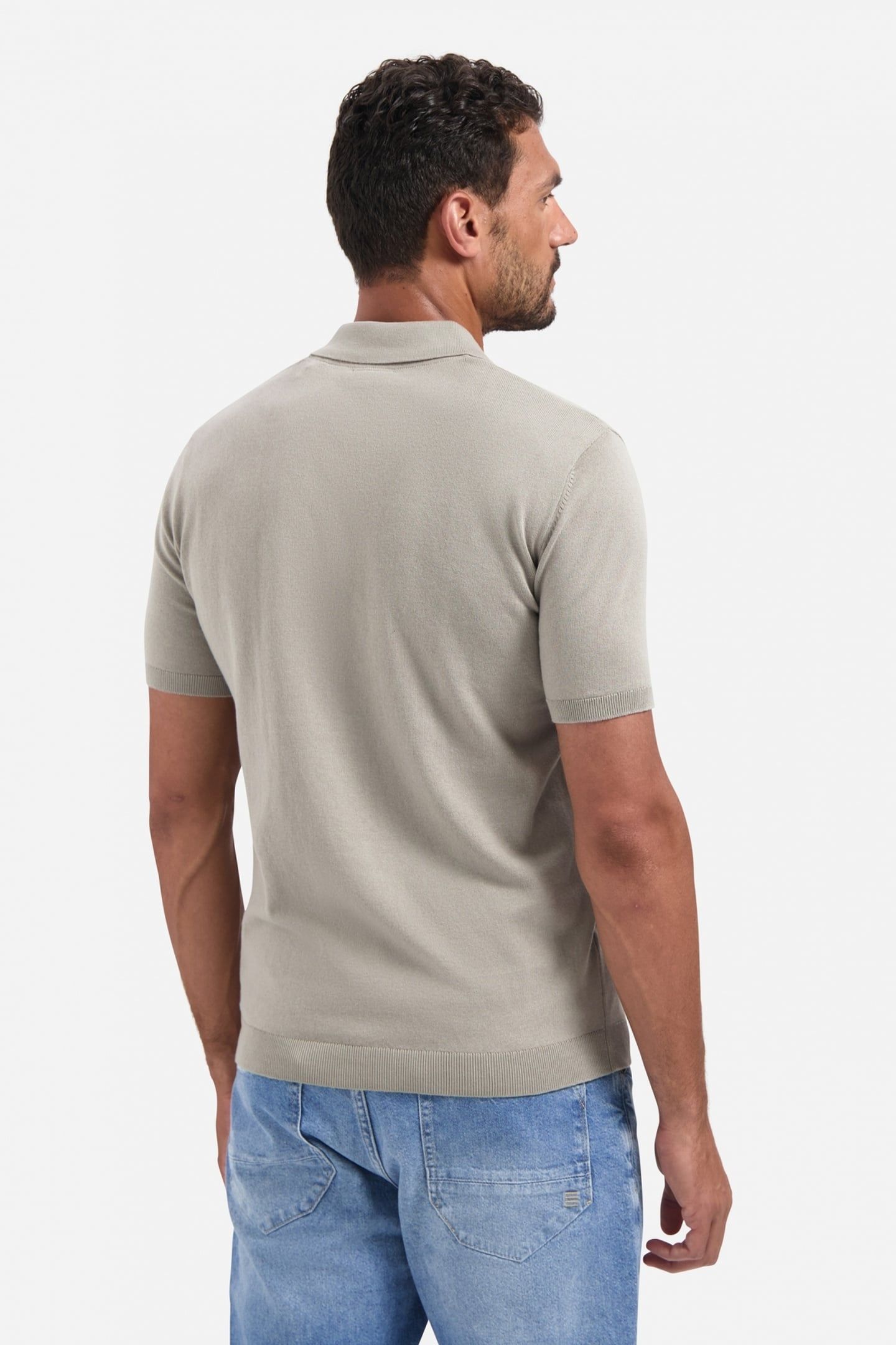 PULLOVER SHORT SLEEVE POLO SOLID CLAY 5