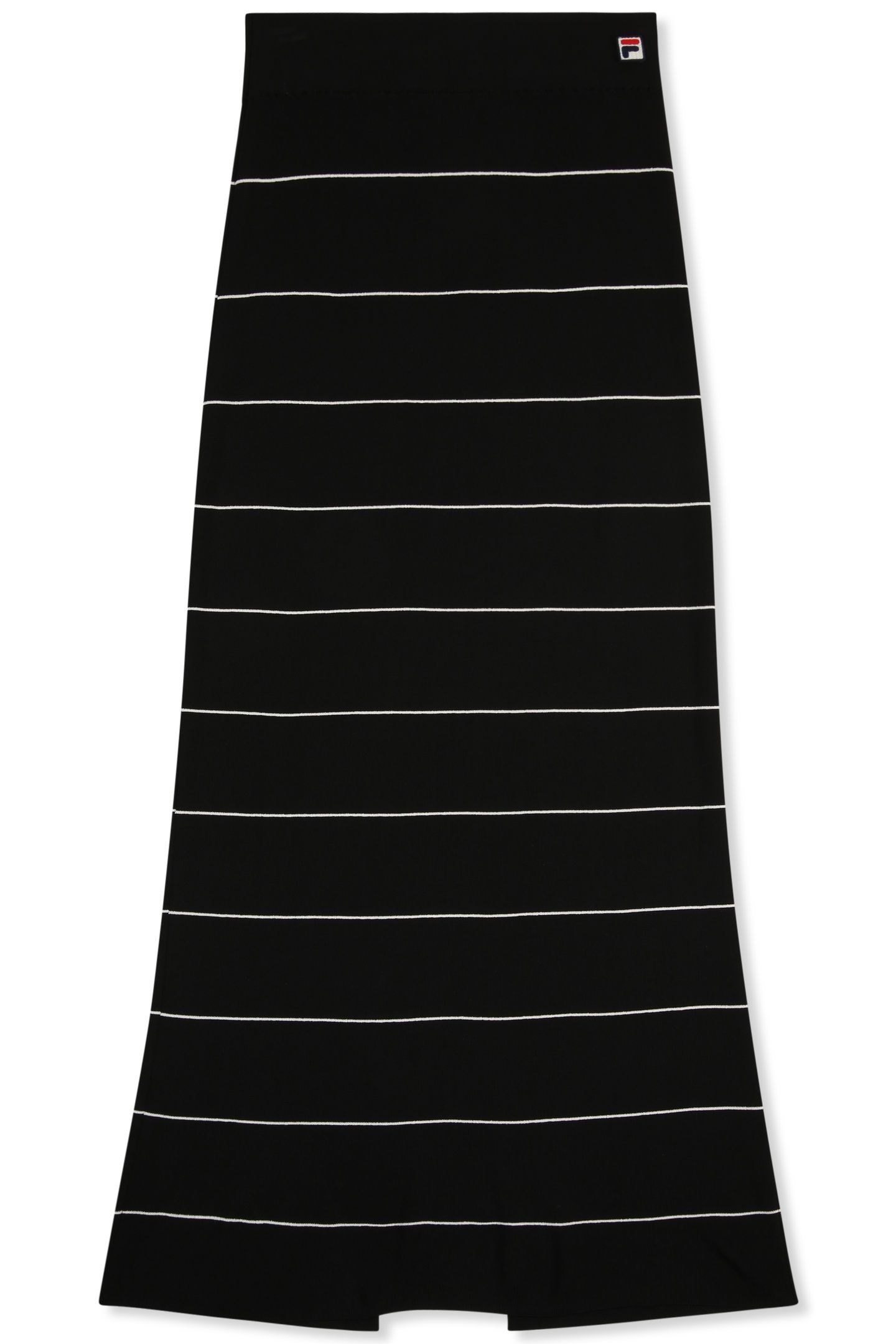 MONTECARLO STRAIGHT FINE KNITTED SKIRT BLACK 5