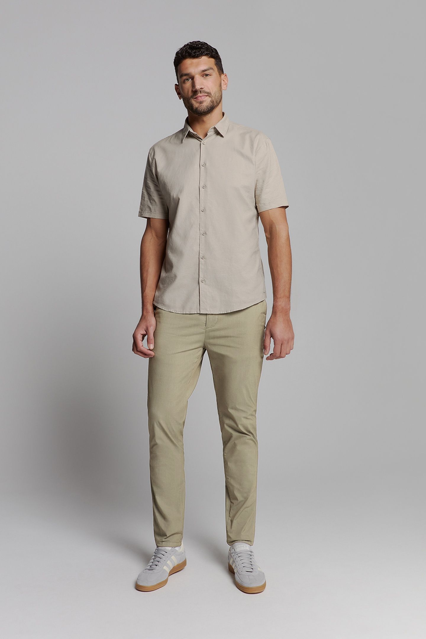 PANTS STRETCH LIGHT WEIGHT GARMENT DYED MID ARMY 1