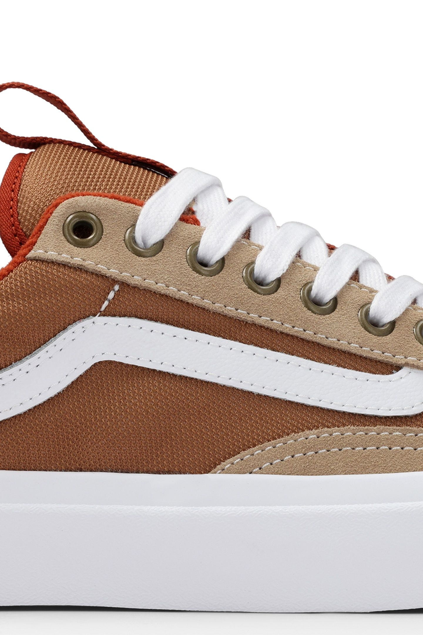 UNISEX SKATE OLD SKOOL 36 + KHAKI/BURNT ORANGE 8