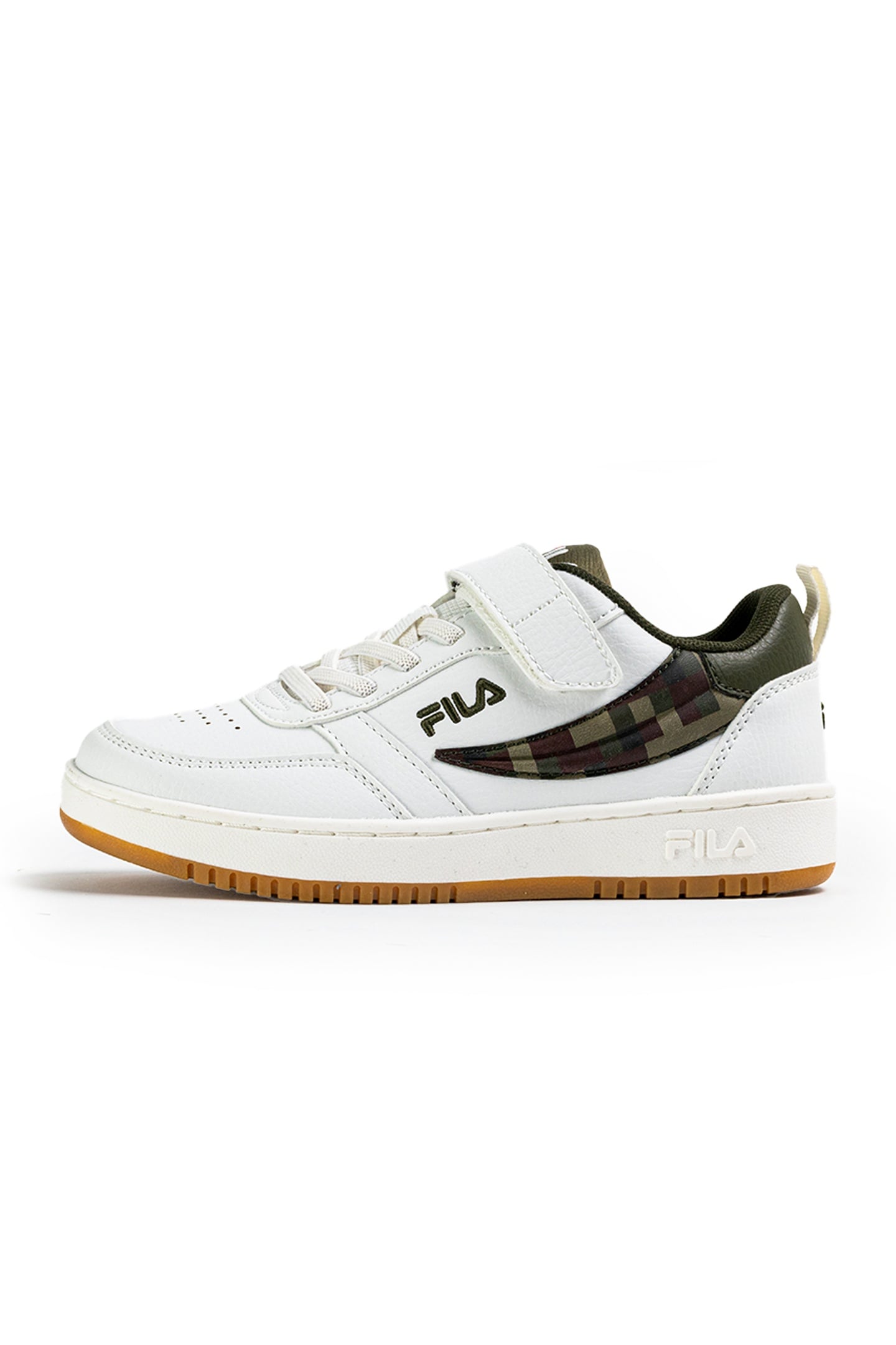 REGA NF PRT VELCRO KIDS WHITE-OLIVE NIGHT 1