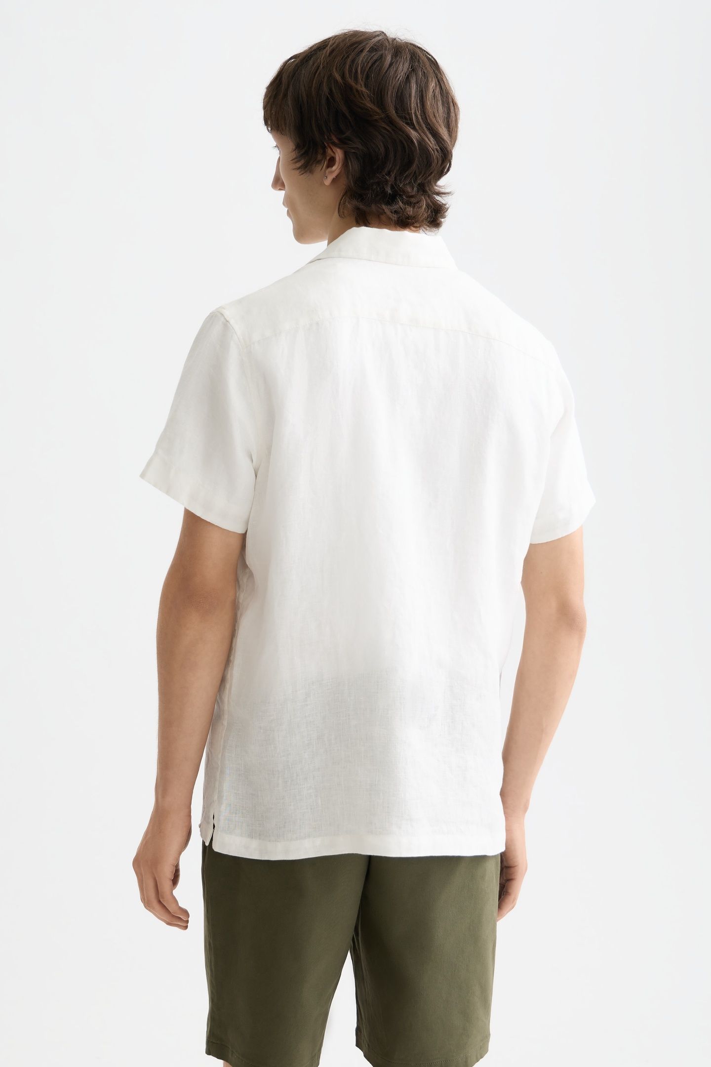 CORE LINEN SHIRT OFF WHITE 3