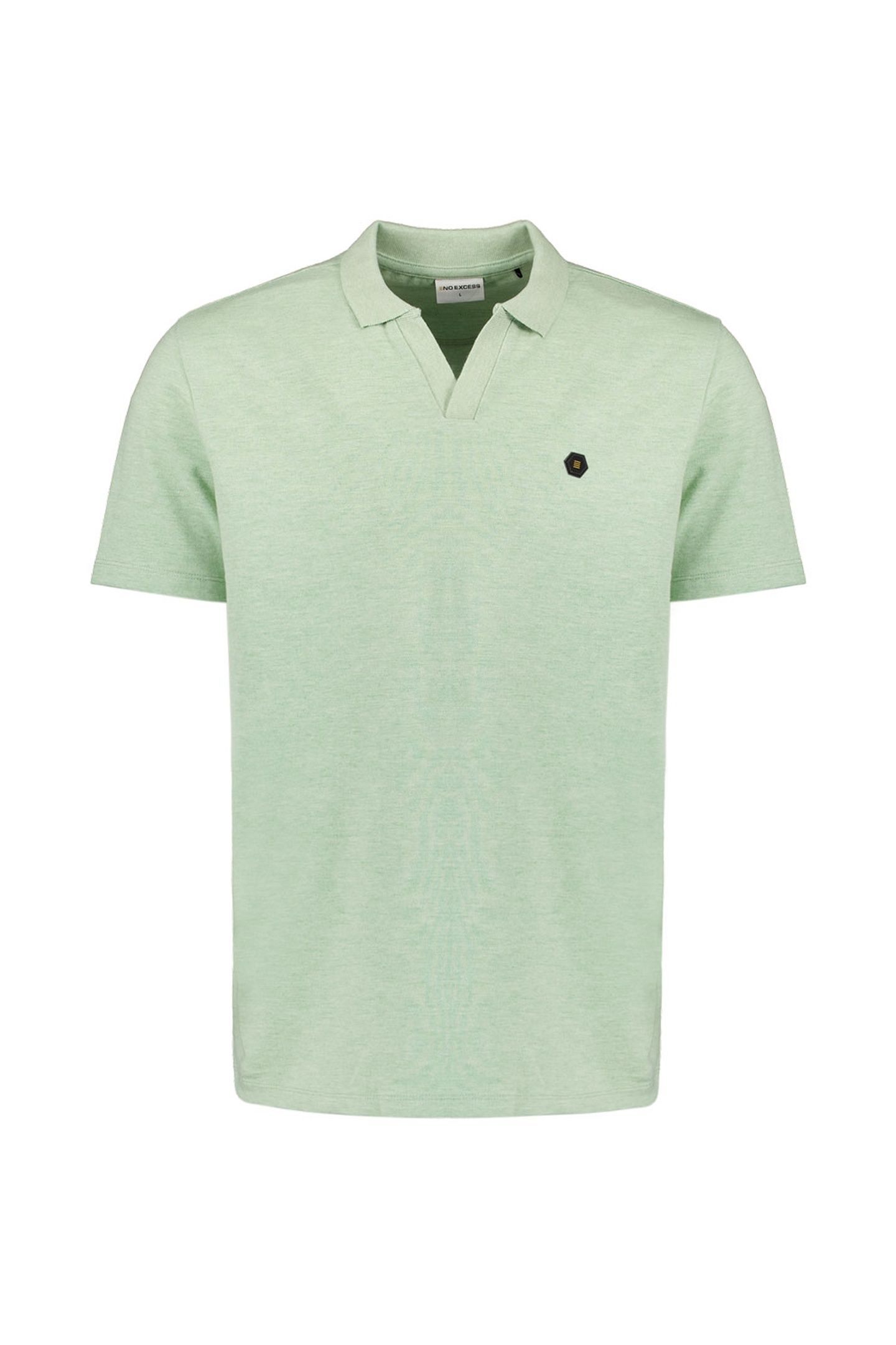 POLO V MELANGE MINT 1