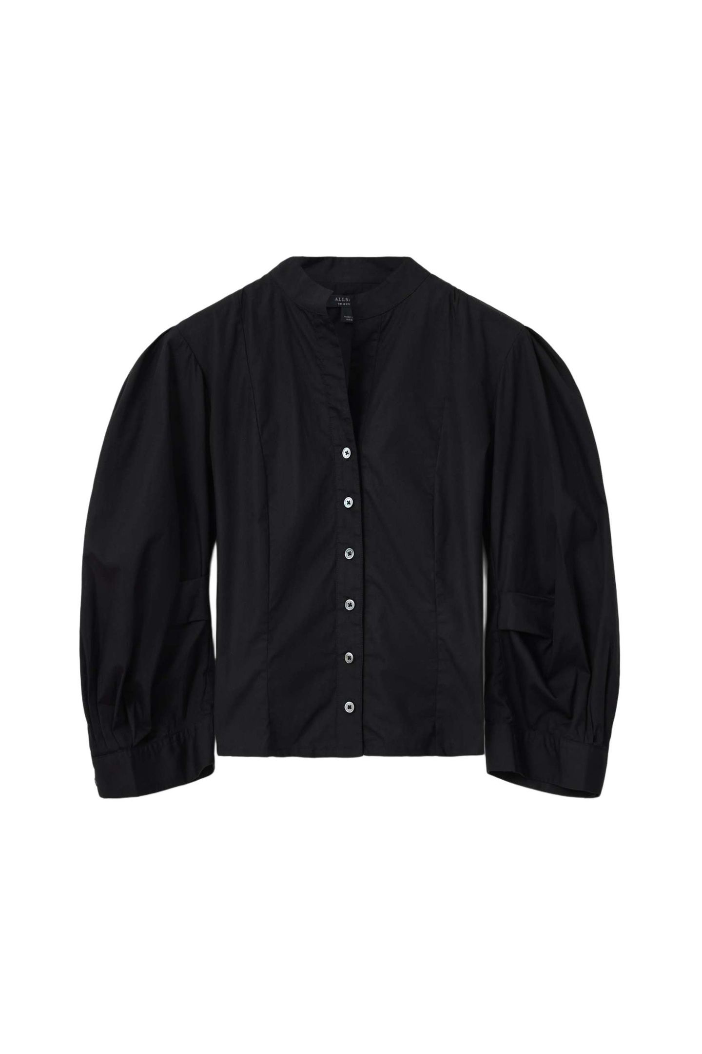 MAUD LACE UP SHIRT BLACK 5