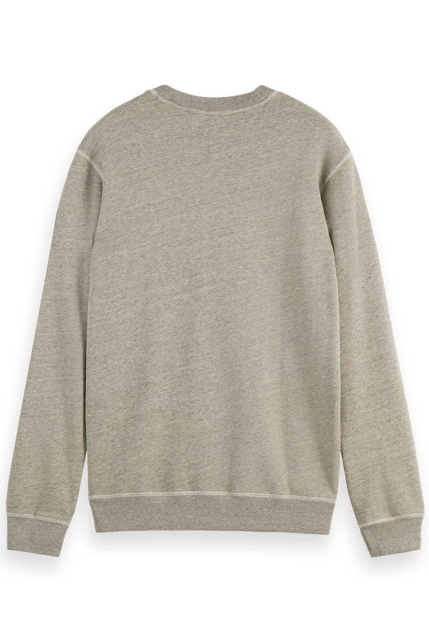 DENIM WASHED ARTWORK SWEATSHIRT GREY MELANGE 5