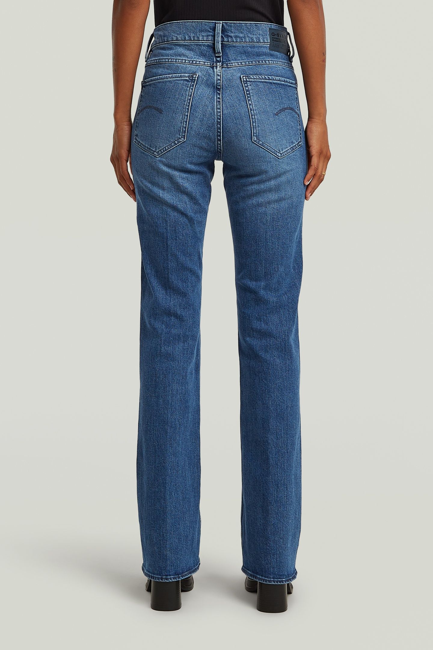 NOXER BOOTCUT JEANS MEDIUM BLUE 2