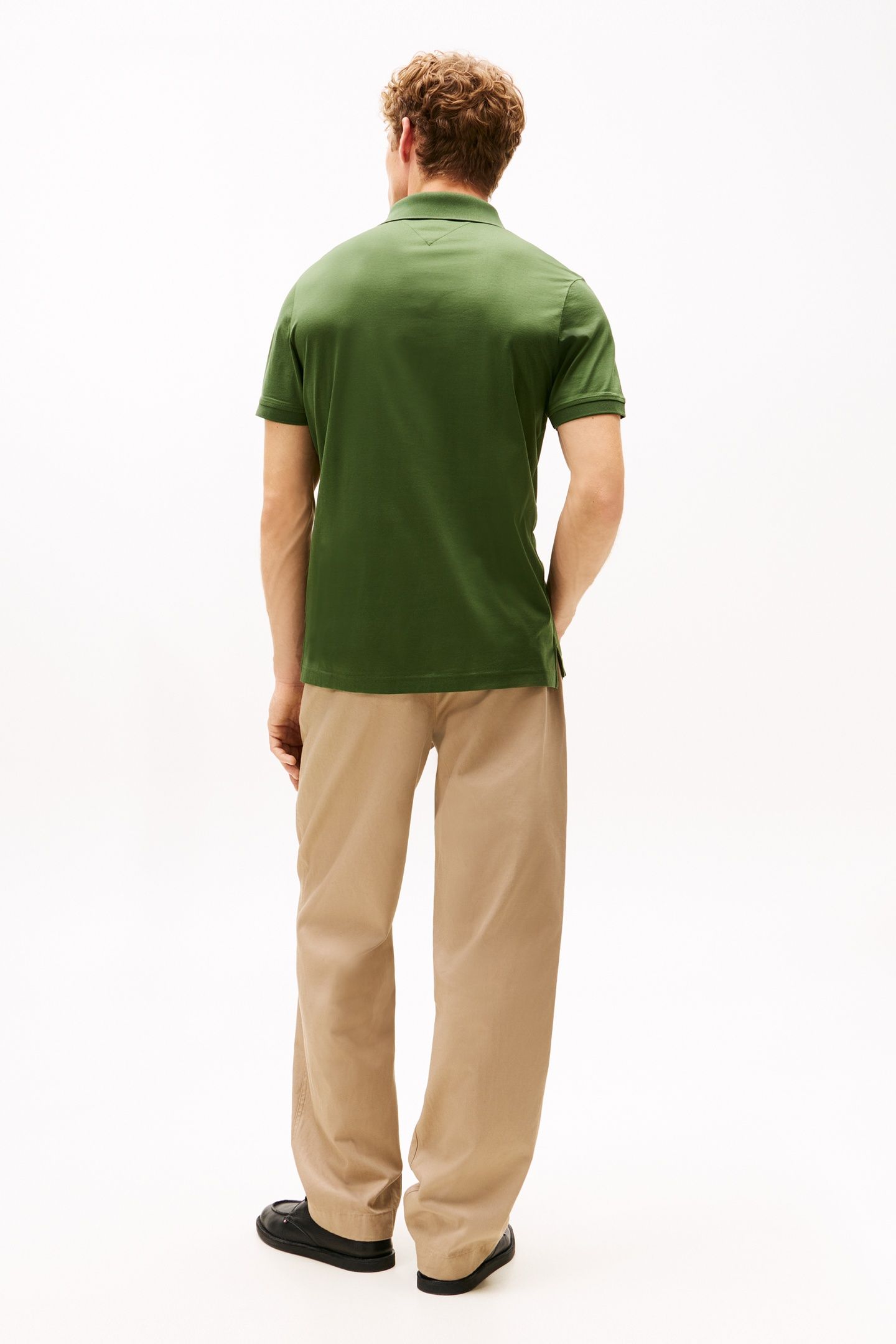 HIDDEN PLACKET DETAIL POLO MOUNTAIN PINE 3
