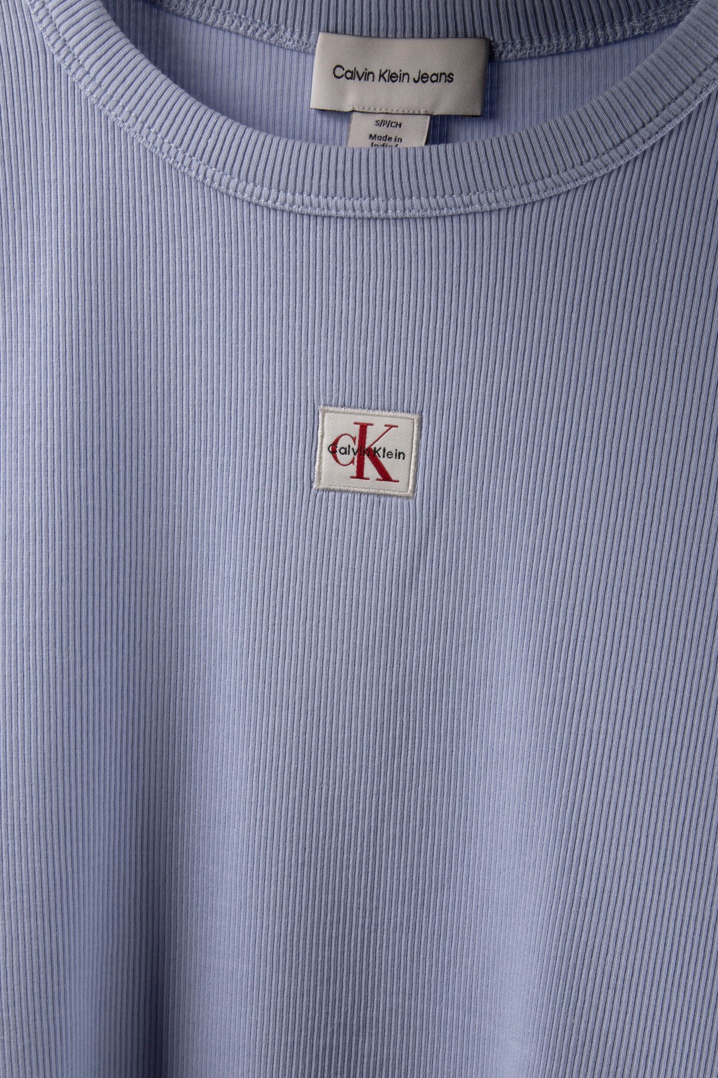 LS WOVEN LABEL 2X2 TOP CASUAL BLUE 4