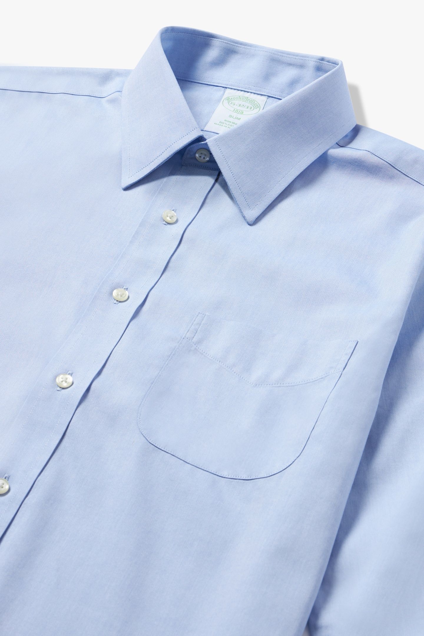 NON-IRON SOLID SHIRT LIGHT BLUE 3