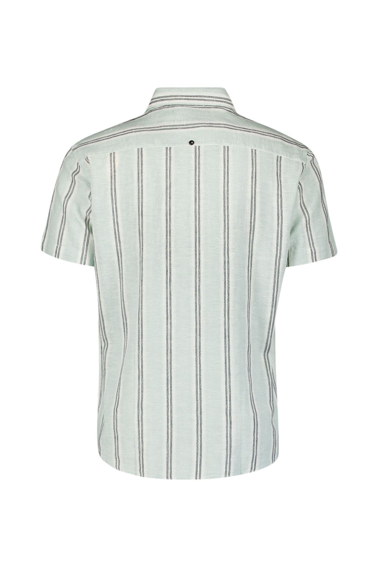 SHIRT SHORT SLEEVE DOBBY VERTICAL STRIPE WITH LINEN ICE 2
