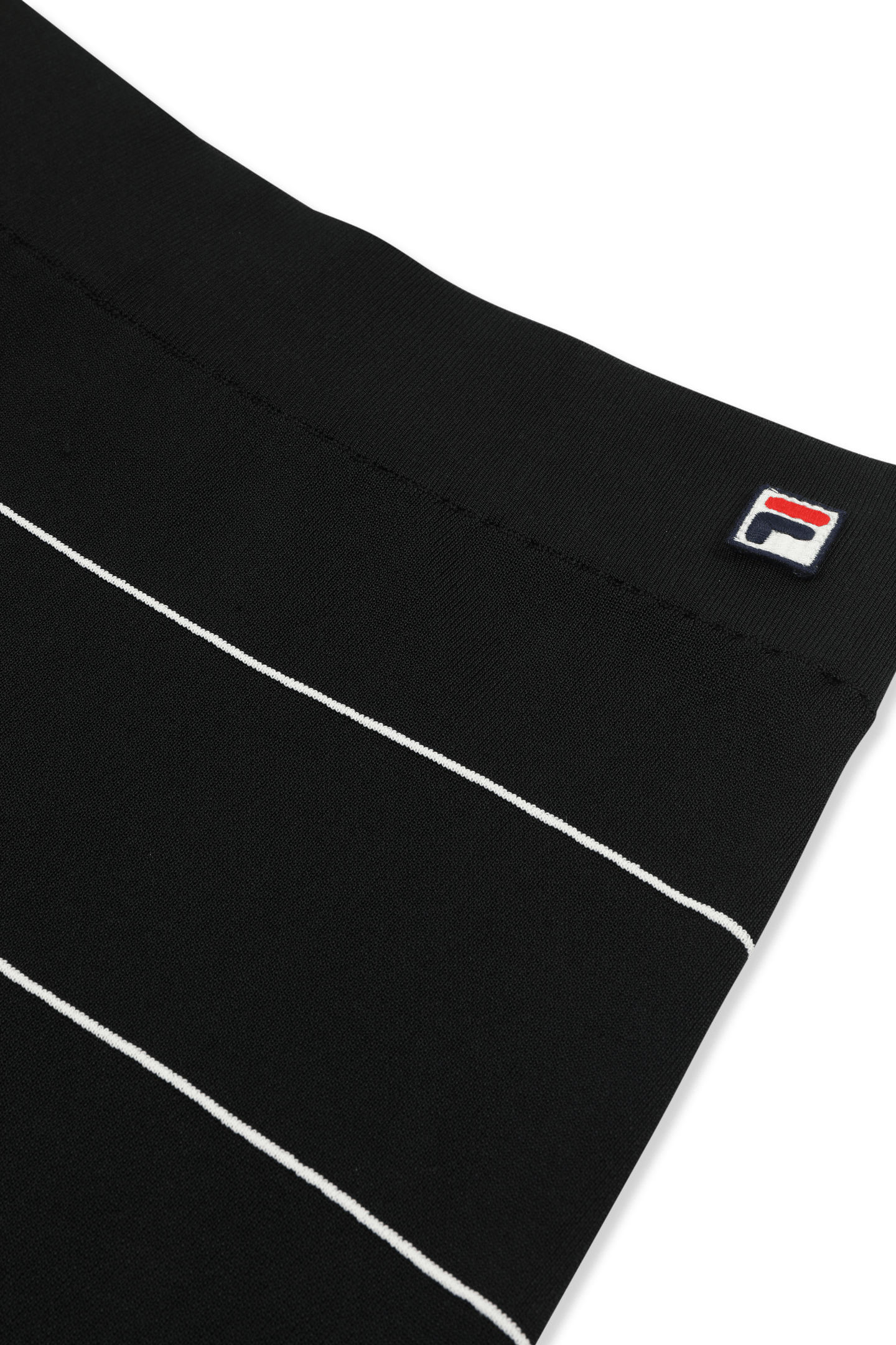 MONTECARLO STRAIGHT FINE KNITTED SKIRT BLACK 7