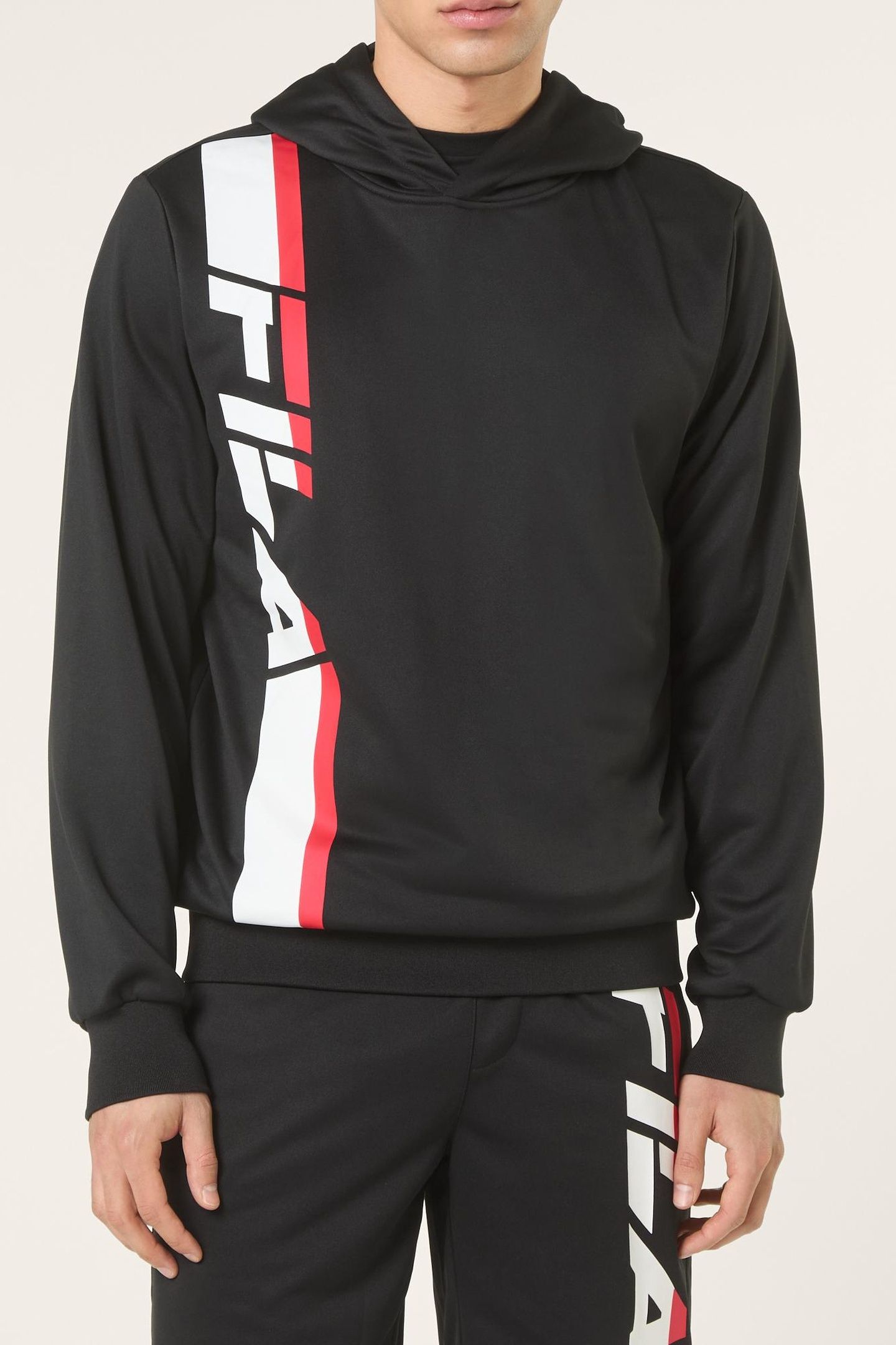 VALIVERSI REGULAR GRAPHIC HOODIE BLACK 1